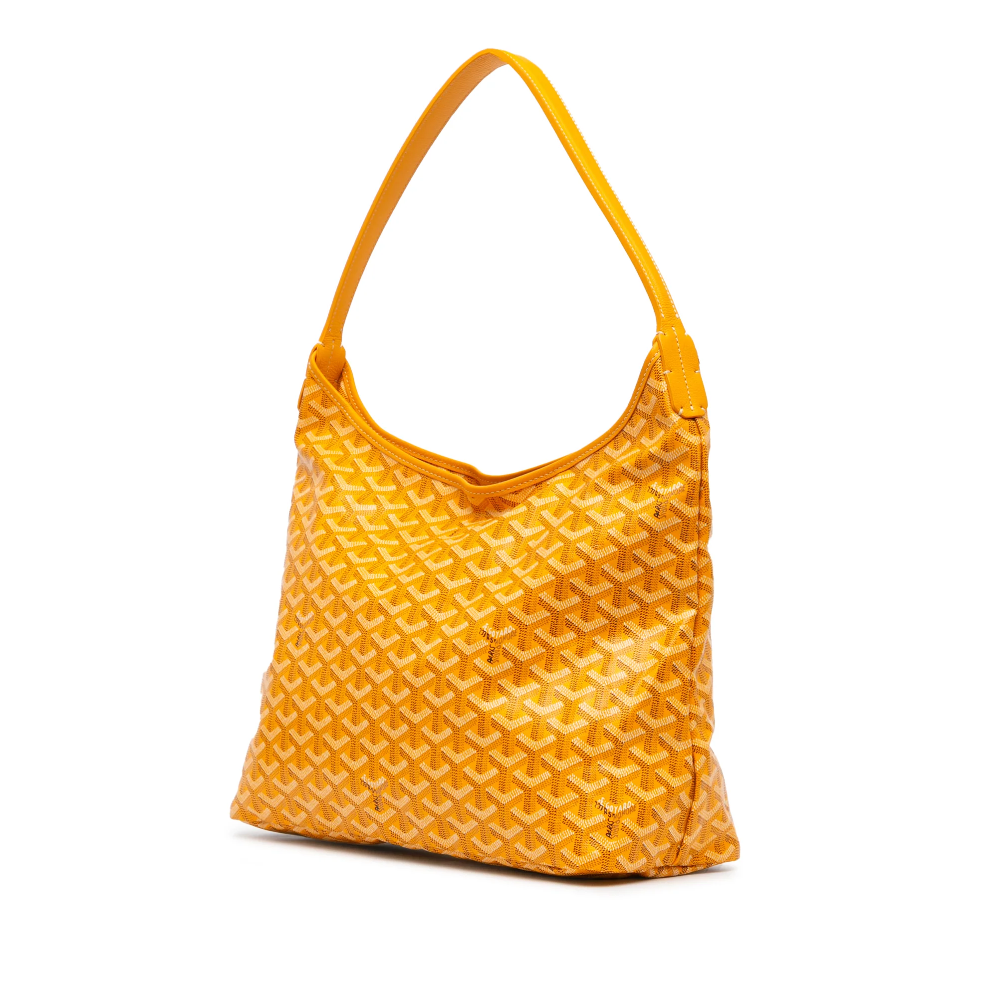 Goyard | Pre-Owned Goyardine Boheme Hobo - I | Yellow - Image 2