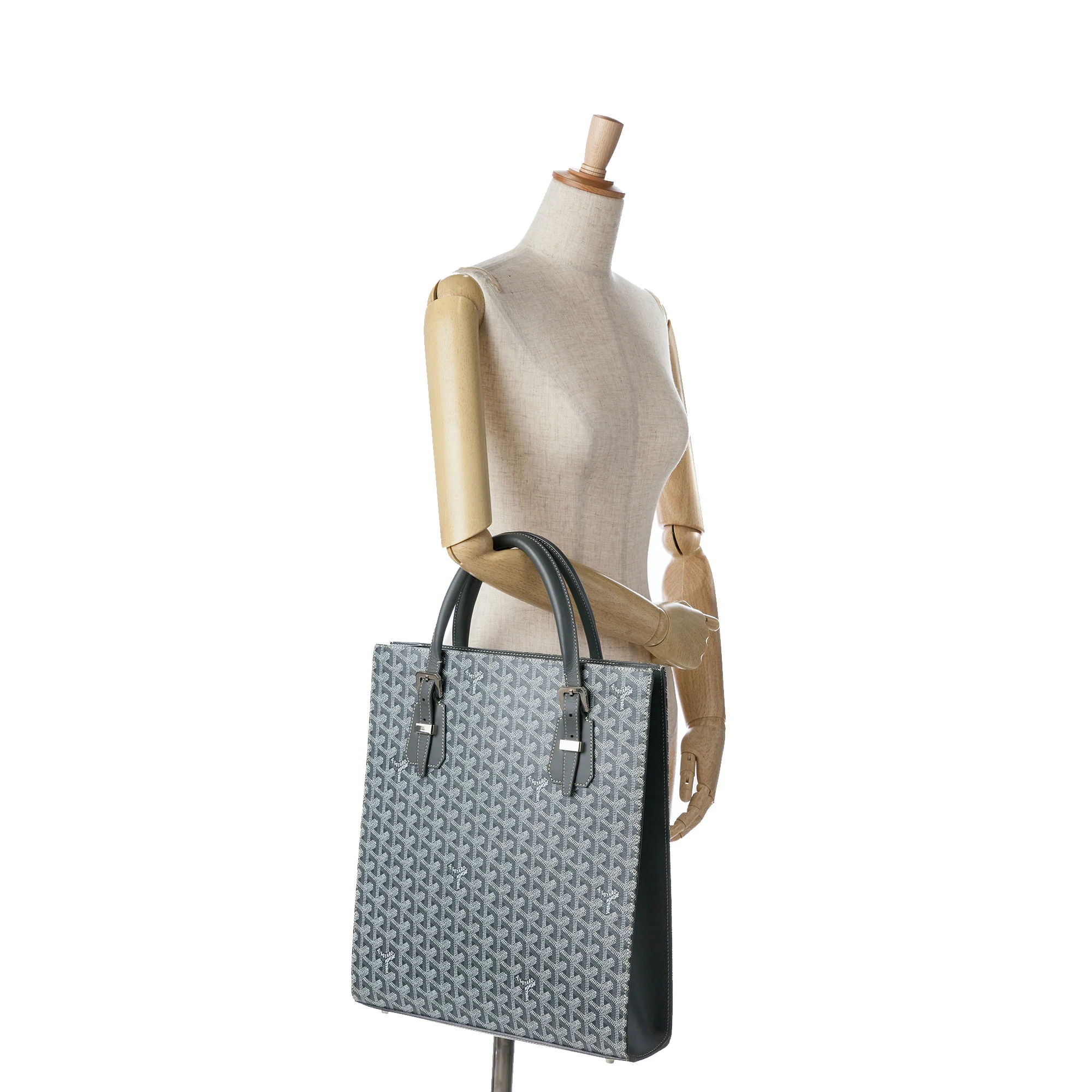 Goyard | Pre-Owned Goyardine Comores GM | Gray - Image 8