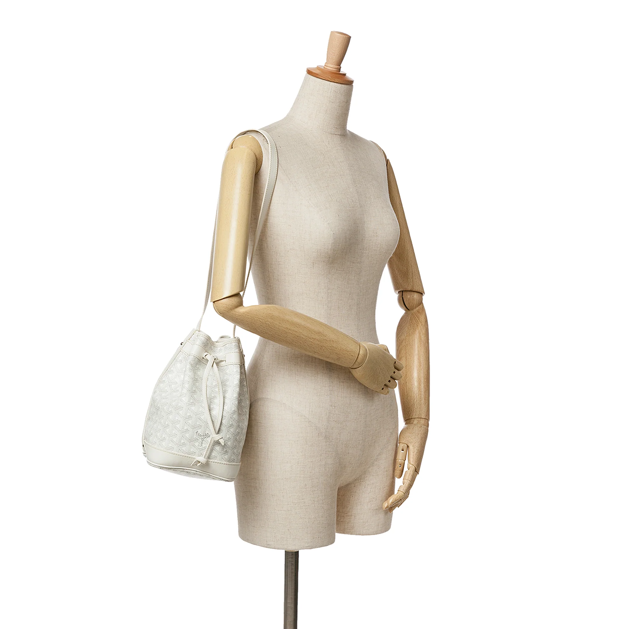 Goyard | Pre-Owned Goyardine Petit Flot - I | White - Image 6