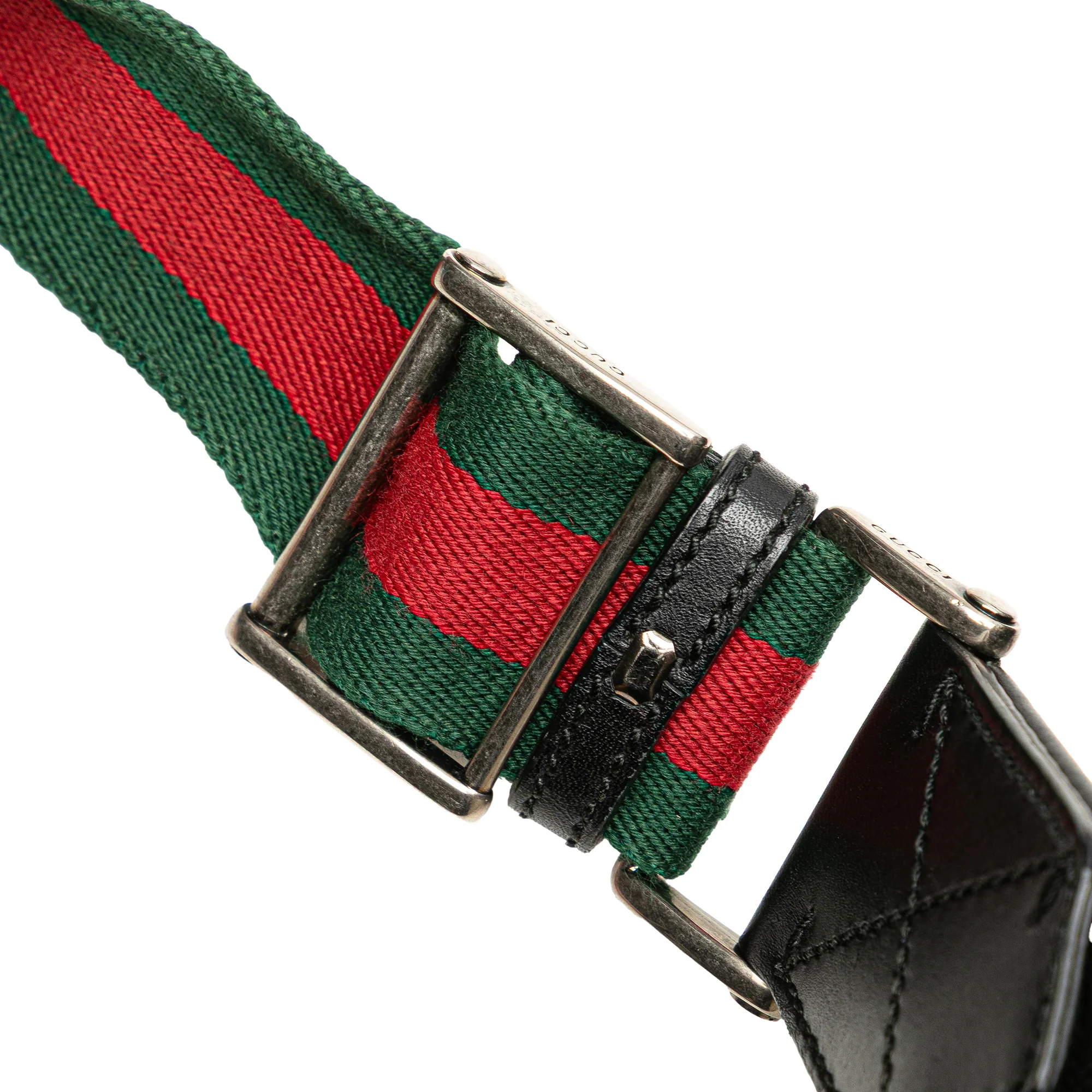 Gucci | Pre-Owned Canvas Techno Web Belt Bag | Black - Image 10