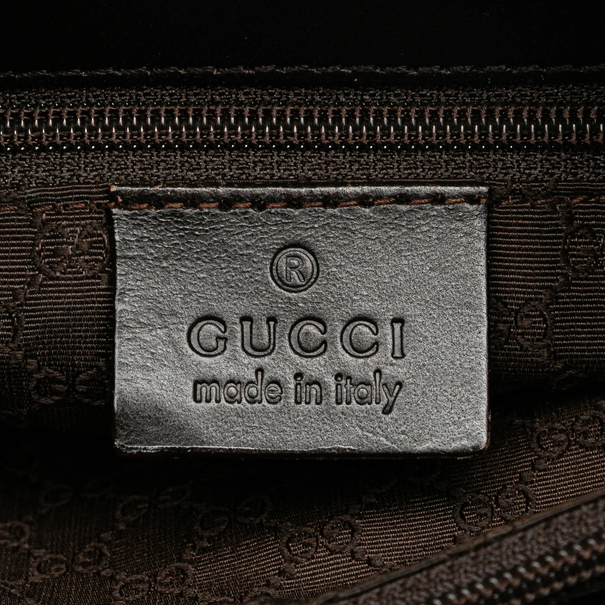 Gucci | Pre-Owned Canvas Web Shoulder Bag | Beige - Image 10