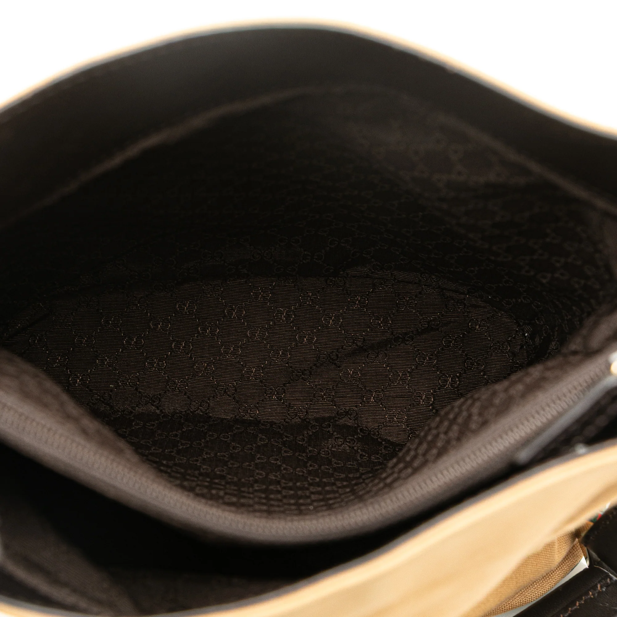 Gucci | Pre-Owned Canvas Web Shoulder Bag | Beige - Image 8