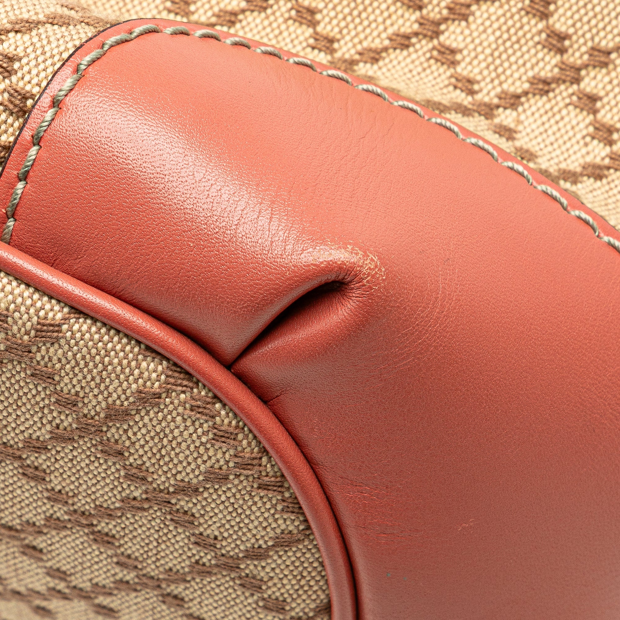 Gucci | Pre-Owned Diamante Canvas Sukey Satchel | Beige - Image 4