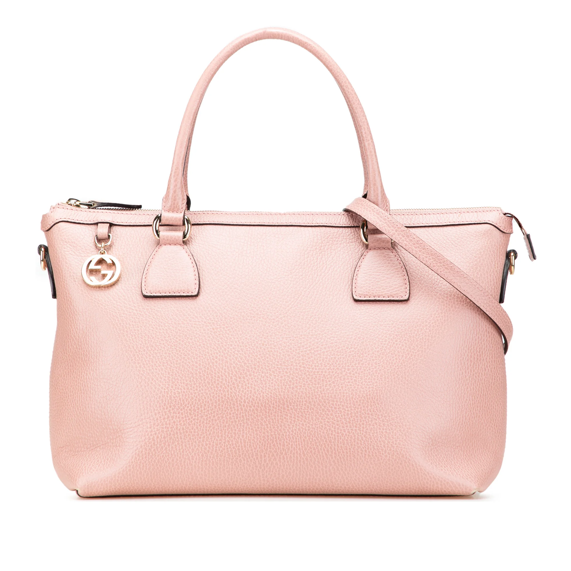 Gucci | Pre-Owned Dollar Calfskin GG Charm Satchel - I | Pink