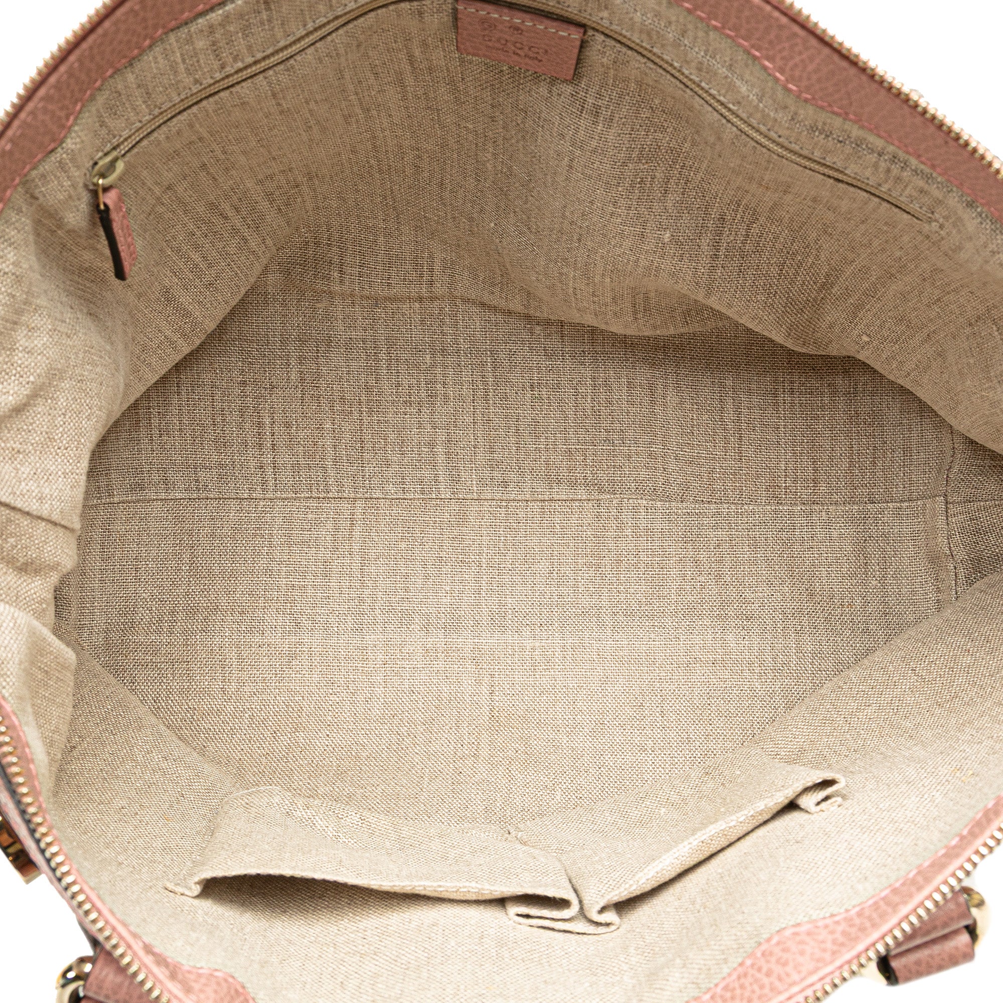 Gucci | Pre-Owned Dollar Calfskin GG Charm Satchel - I | Pink - Image 6