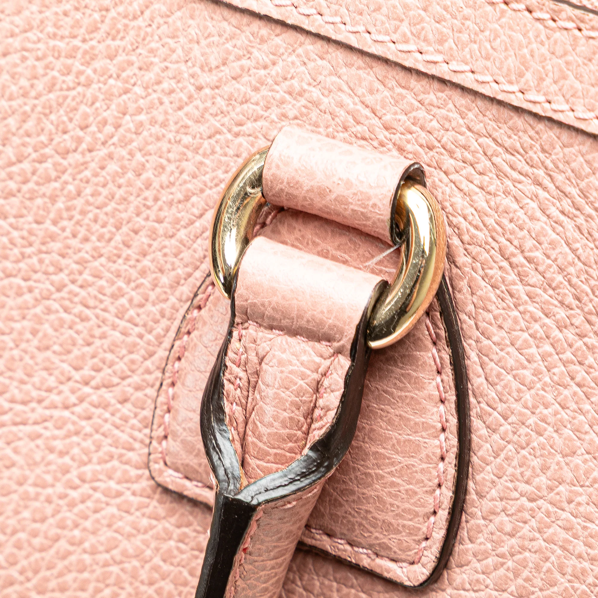 Gucci | Pre-Owned Dollar Calfskin GG Charm Satchel - I | Pink - Image 9