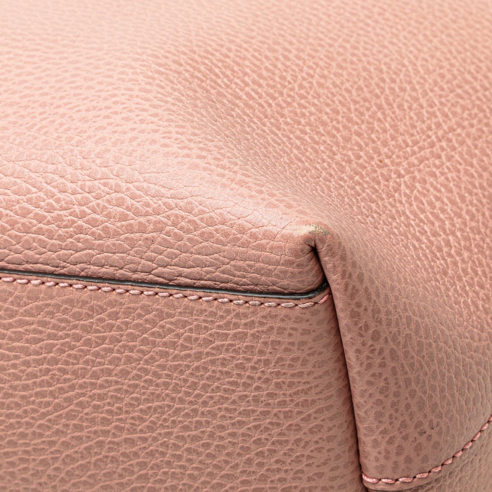 Gucci | Pre-Owned Dollar Calfskin GG Charm Satchel - II | Pink - Image 12