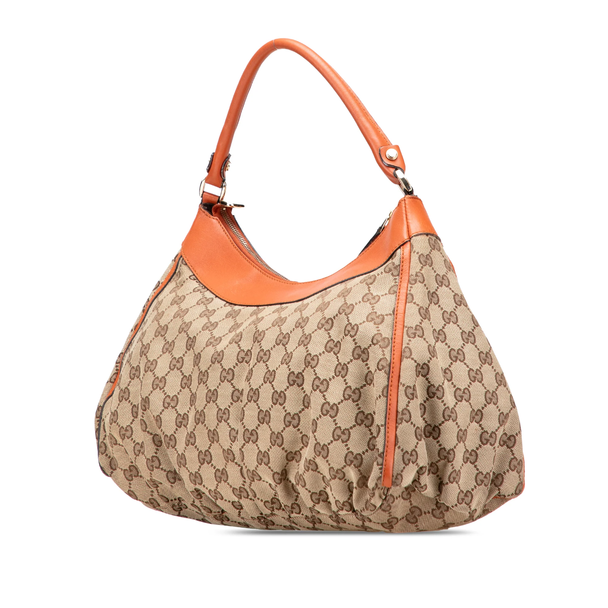 Gucci | Pre-Owned GG Canvas Abbey D Ring Shoulder Bag | Beige - Image 4