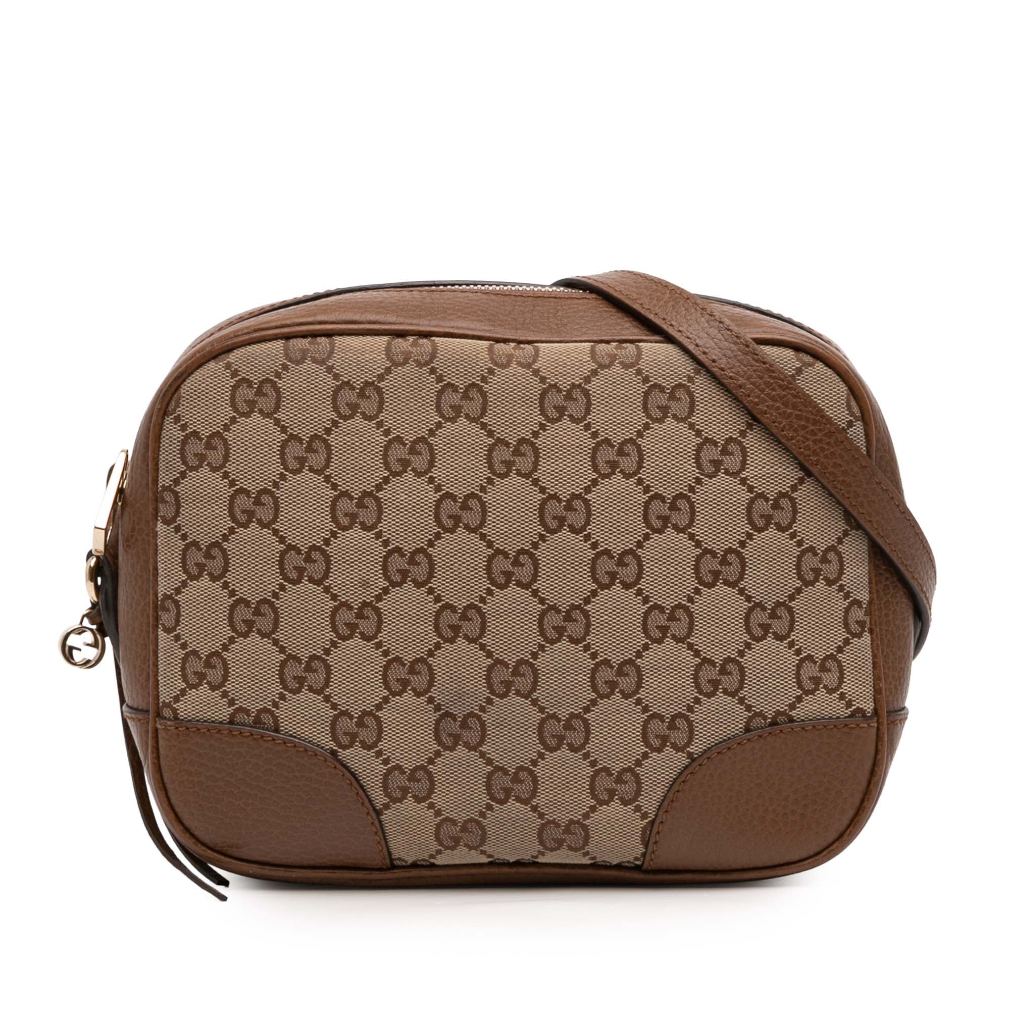 Gucci | Pre-Owned GG Canvas Bree Crossbody | Beige