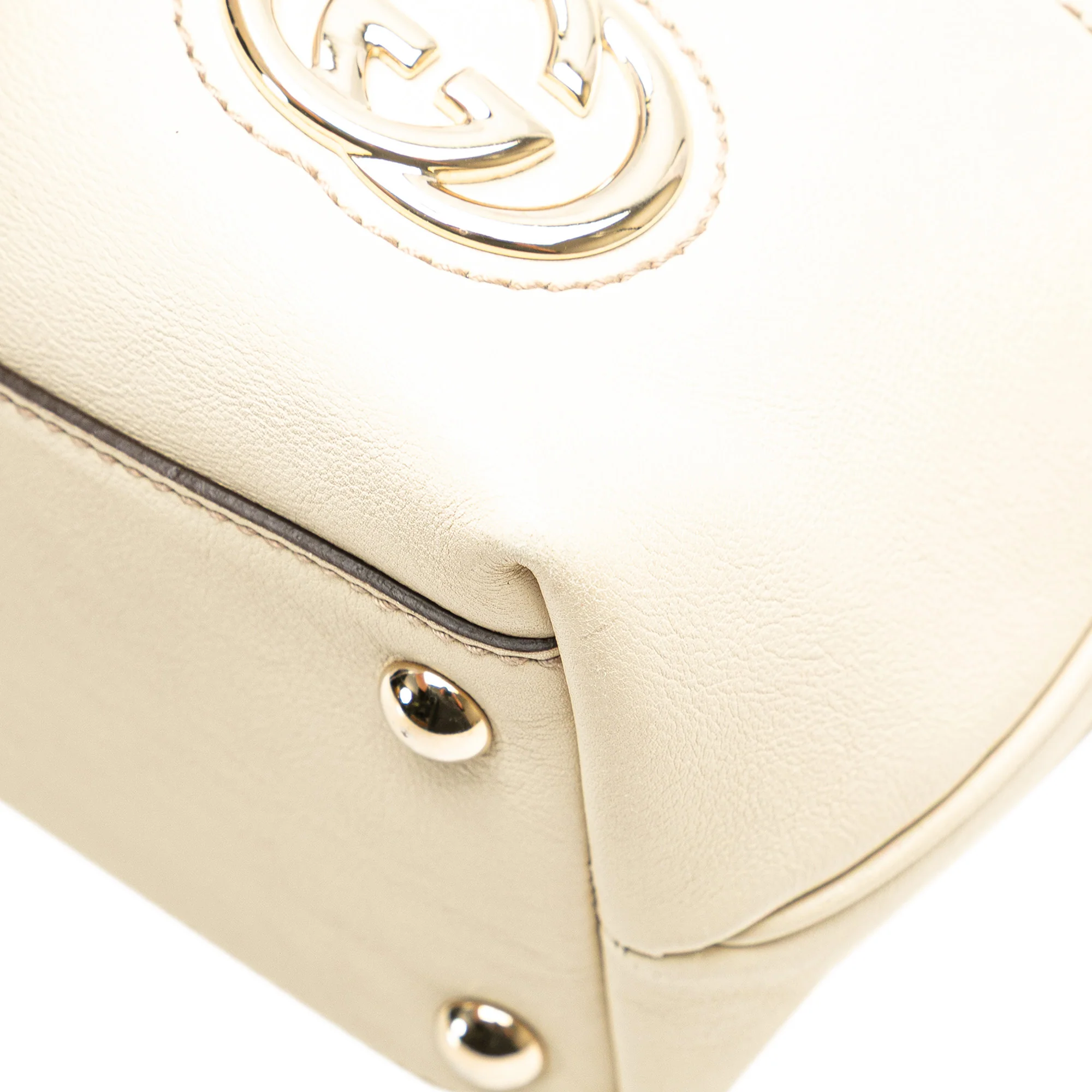 Gucci | Pre-Owned GG Canvas Britt Tote | Beige - Image 13
