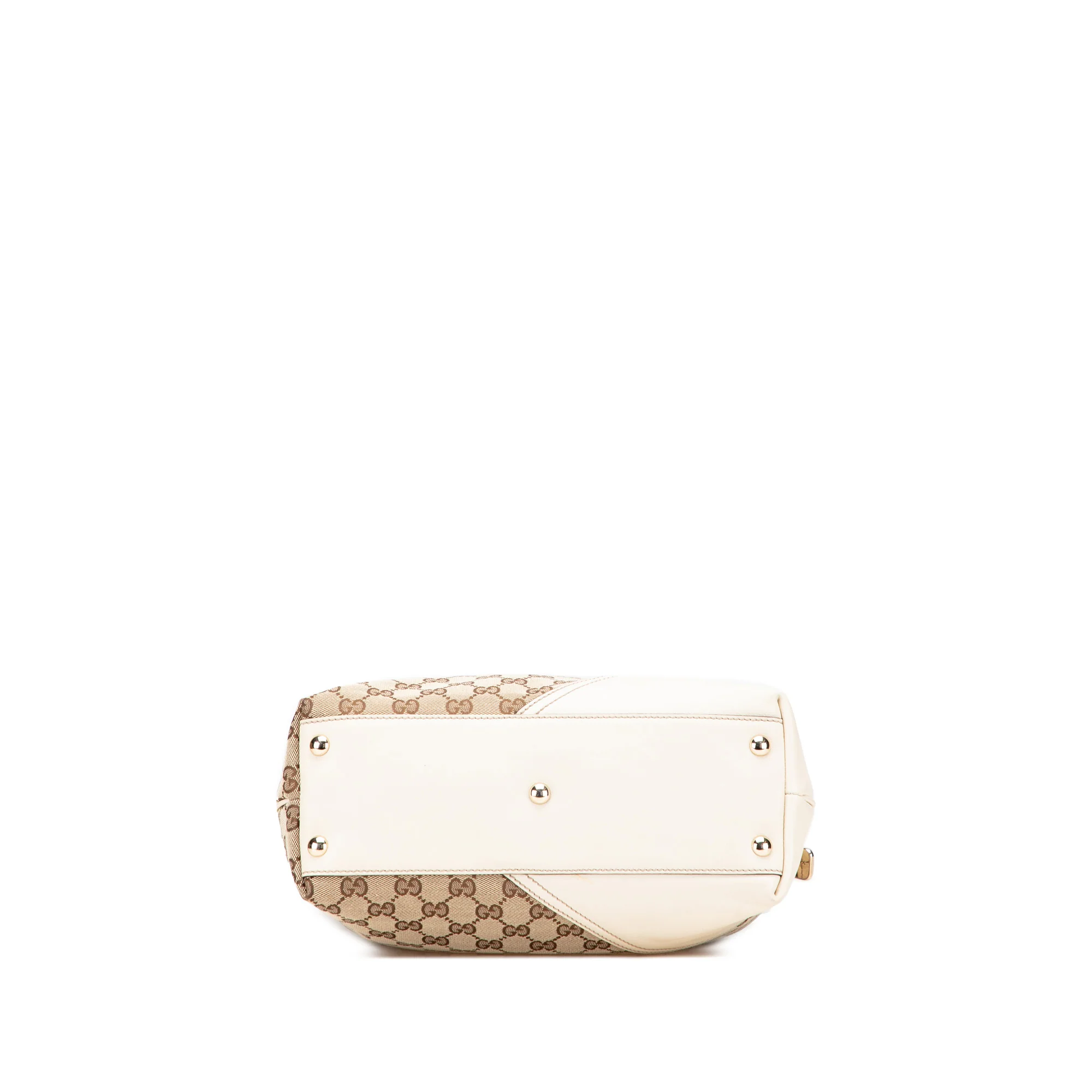 Gucci | Pre-Owned GG Canvas Britt Tote | Beige - Image 7