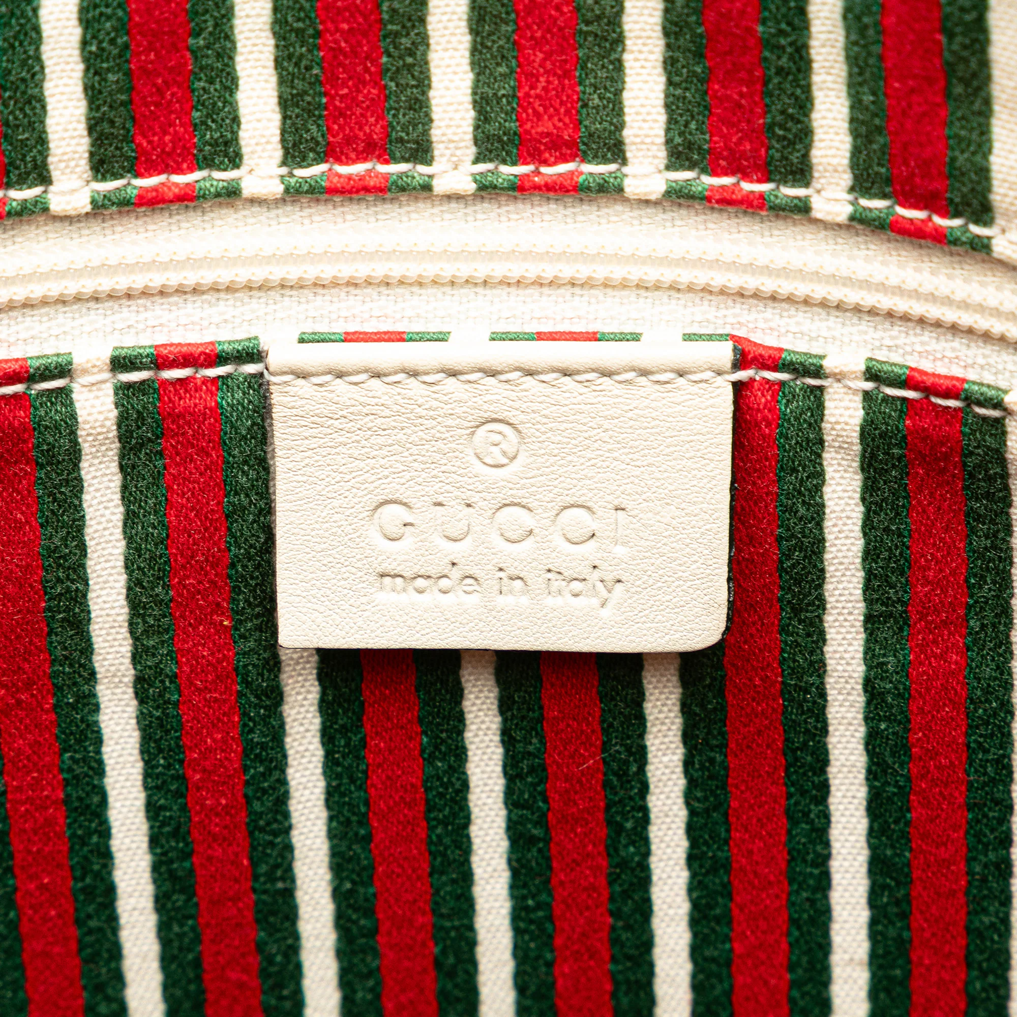 Gucci | Pre-Owned GG Canvas Britt Tote | Beige - Image 9
