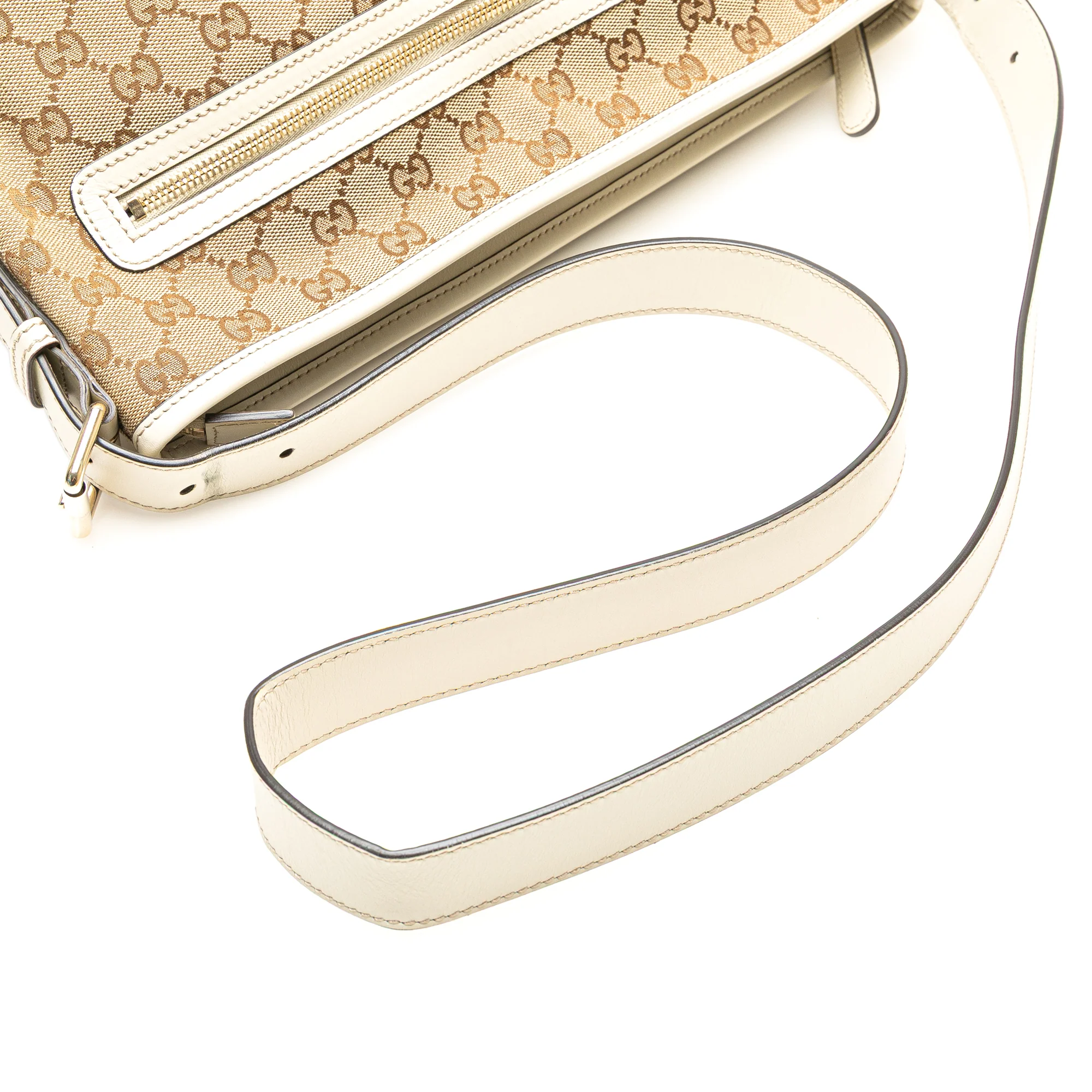 Gucci | Pre-Owned GG Canvas Crossbody - II | Beige - Image 4