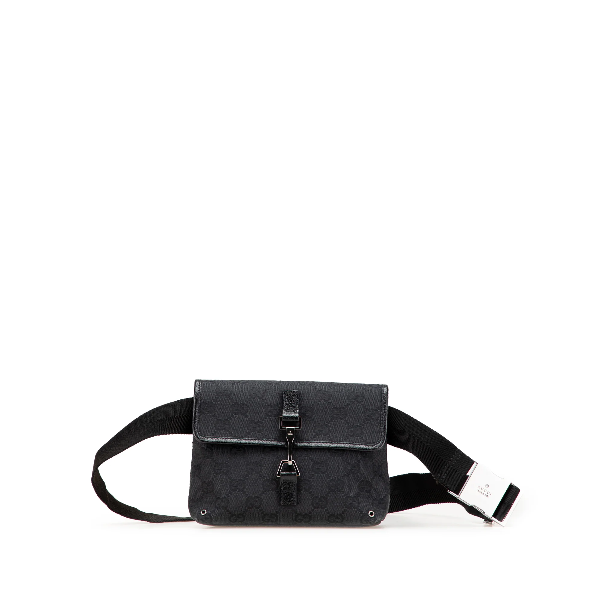 Gucci | Pre-Owned GG Canvas Jackie Belt Bag | Black
