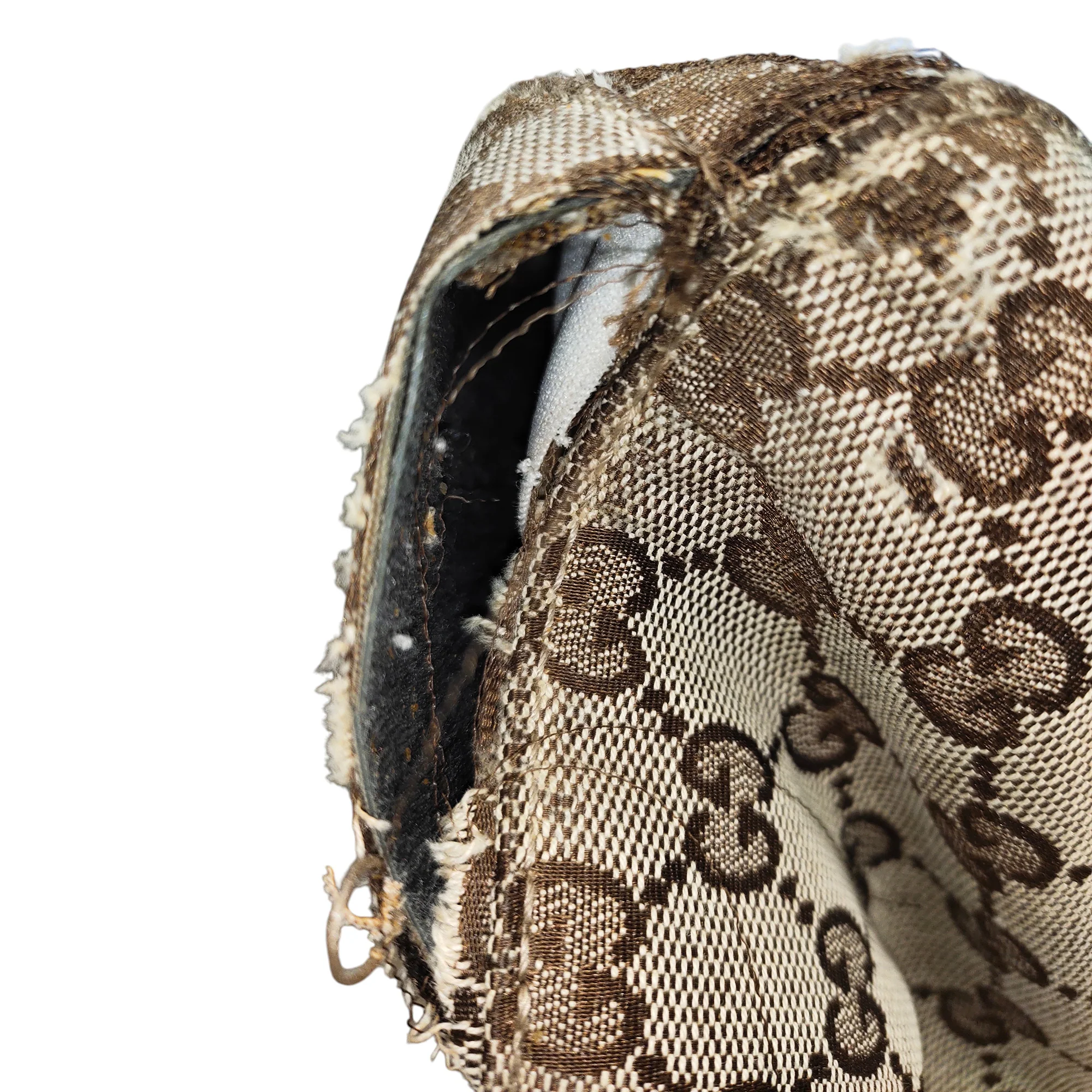 Gucci | Pre-Owned GG Canvas Web Travel Bag | Beige - Image 7