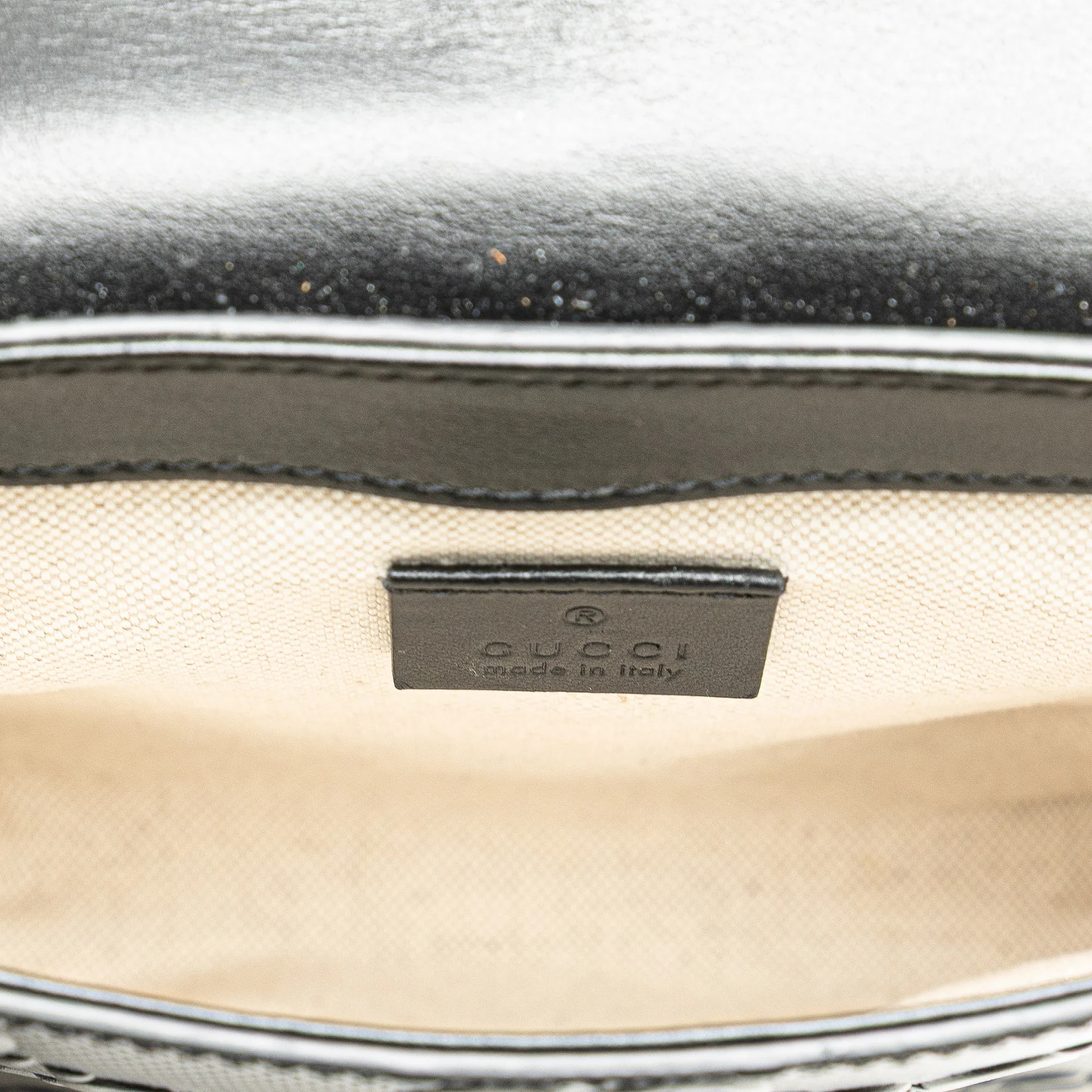 Gucci | Pre-Owned GG Embossed Perforated Double Belt Bag | Black - Image 10