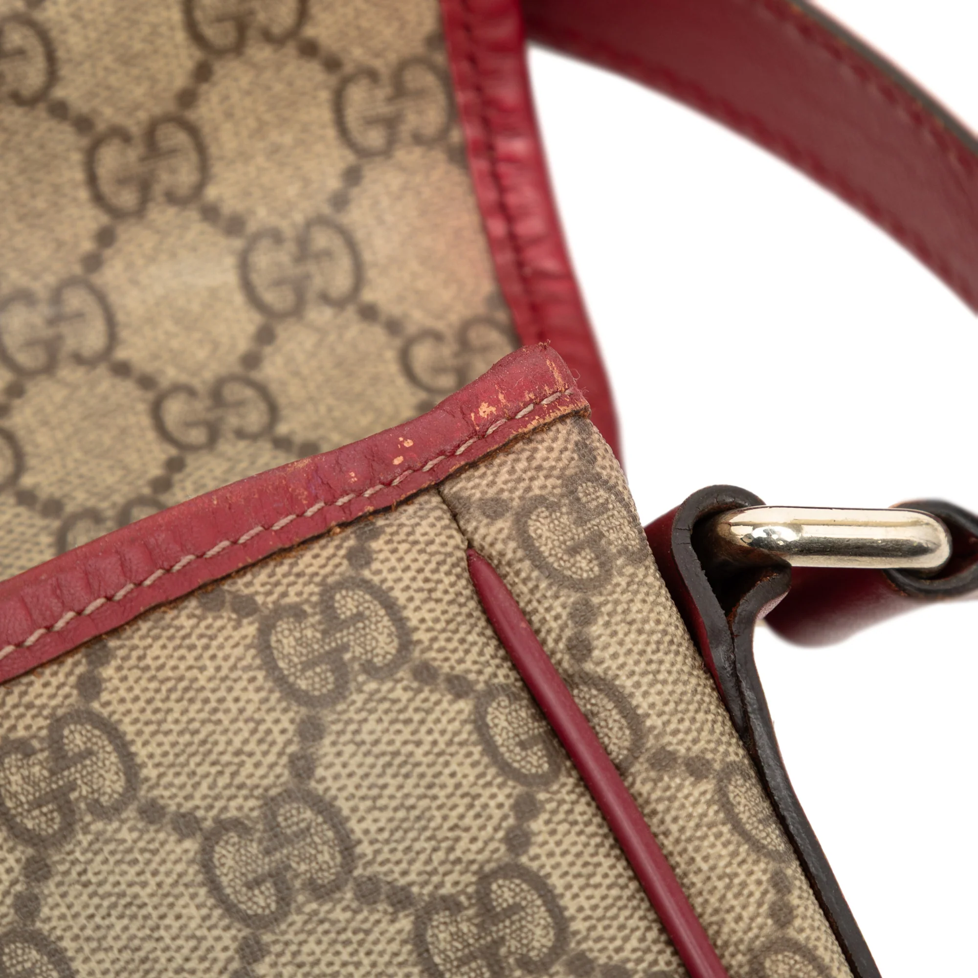Gucci | Pre-Owned GG Supreme Web Crossbody | Beige - Image 9