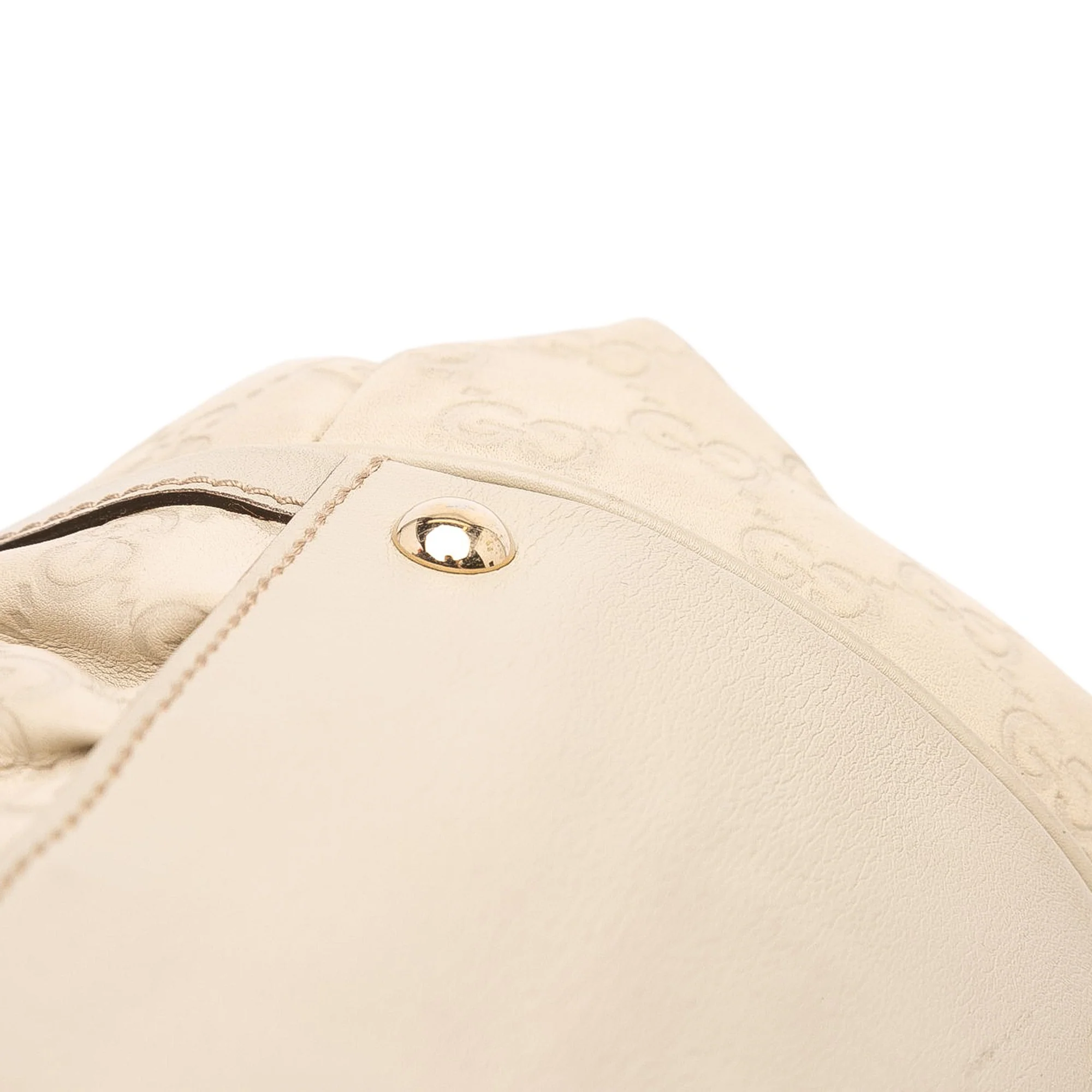 Gucci | Pre-Owned Guccissima Bamboo Dialux Tote | Brown/Light Beige - Image 10