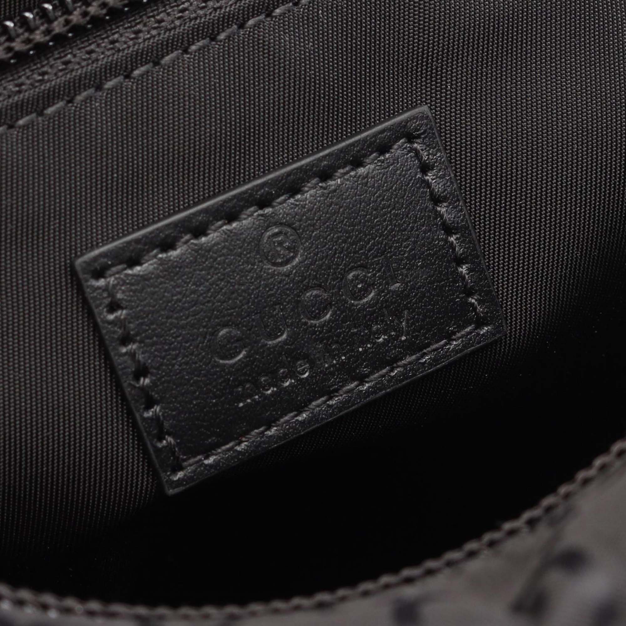 Gucci | Pre-Owned Medium GG Nylon Web Nexus Crossbody | Black - Image 4