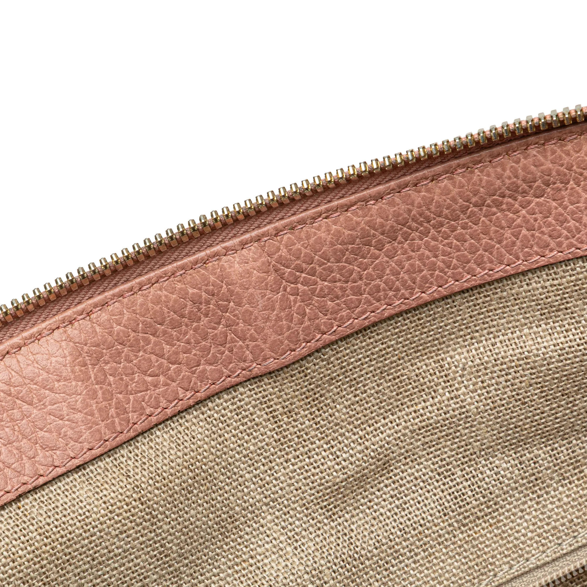 Gucci | Pre-Owned Medium Leather GG Charm Dome Satchel | Pink - Image 15