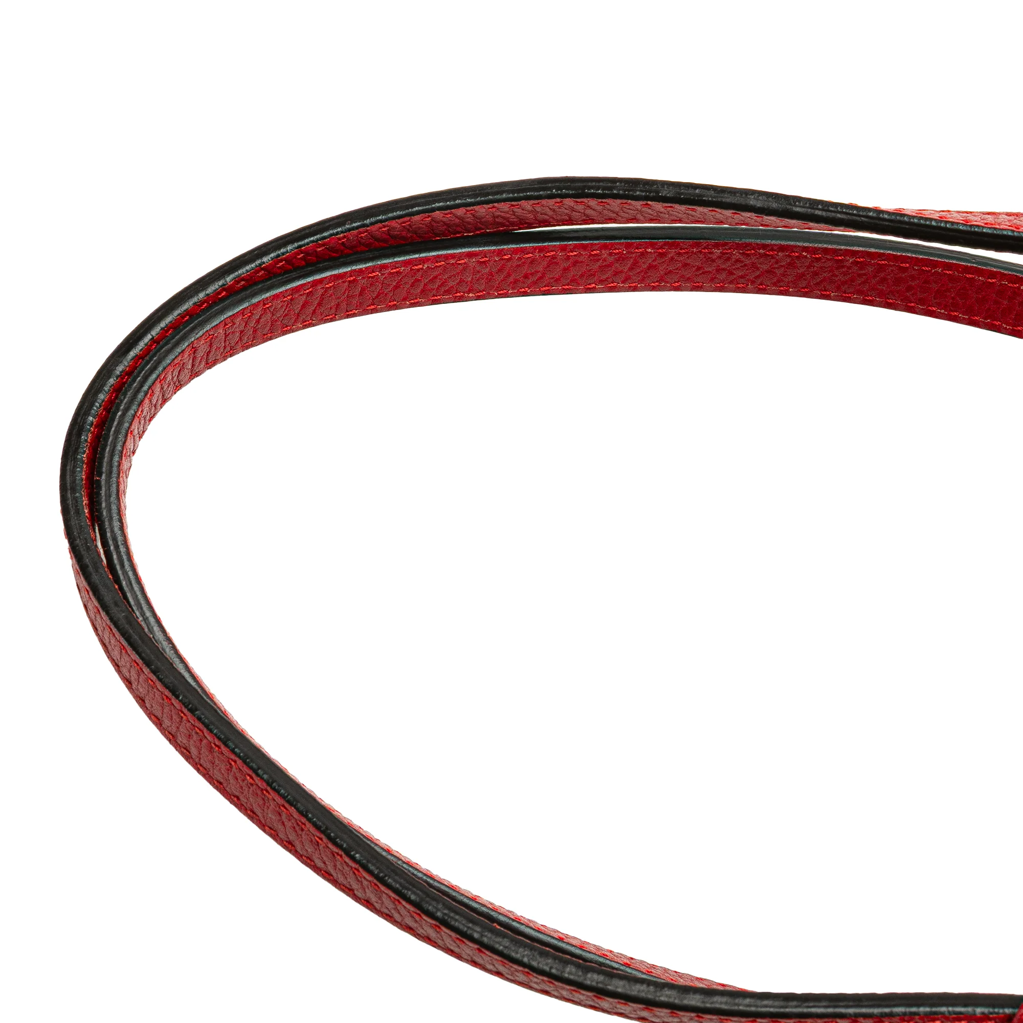 Gucci | Pre-Owned Medium Leather Swing Tote | Red - Image 2
