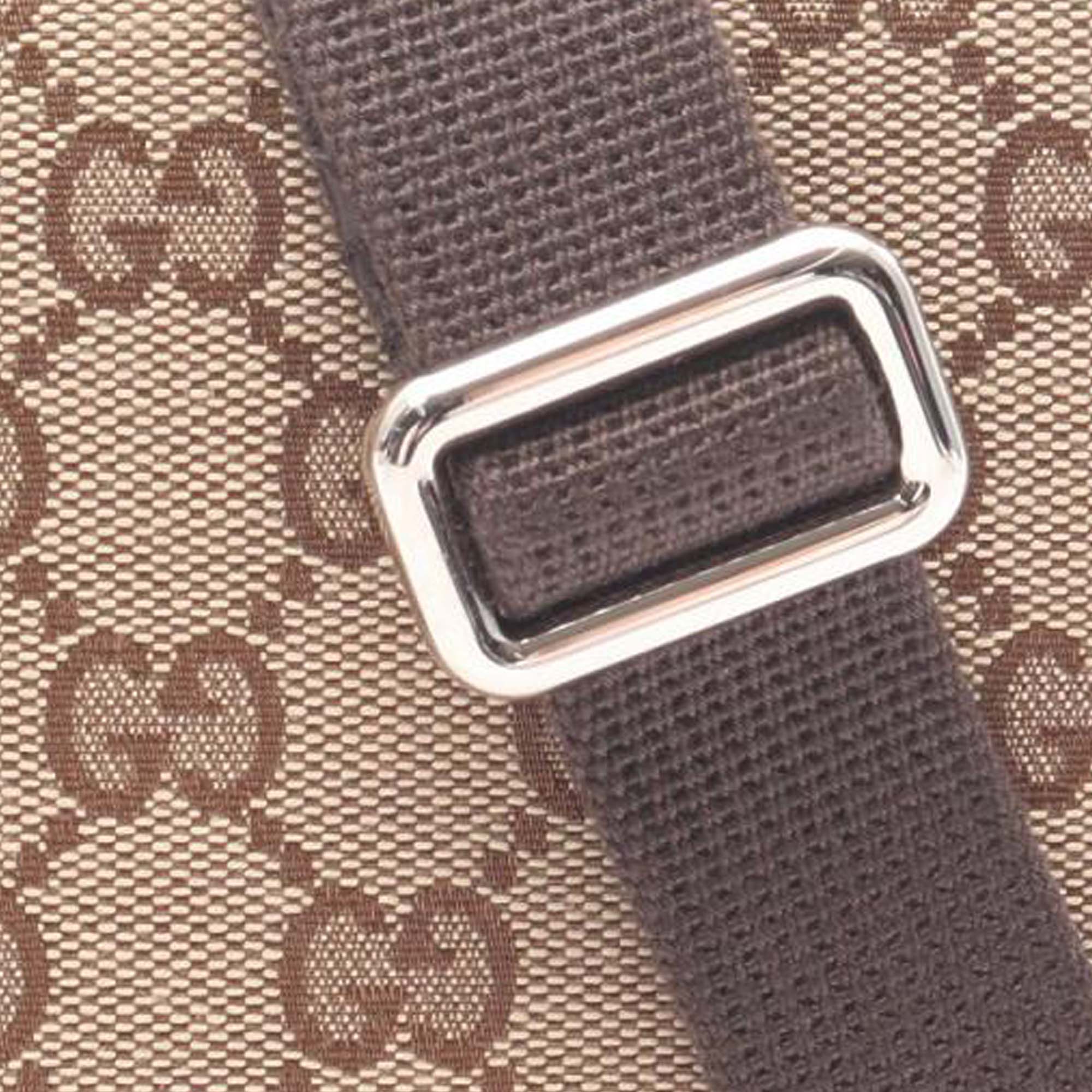 Gucci | Pre-Owned Mini GG Canvas Web Crossbody | Beige - Image 6