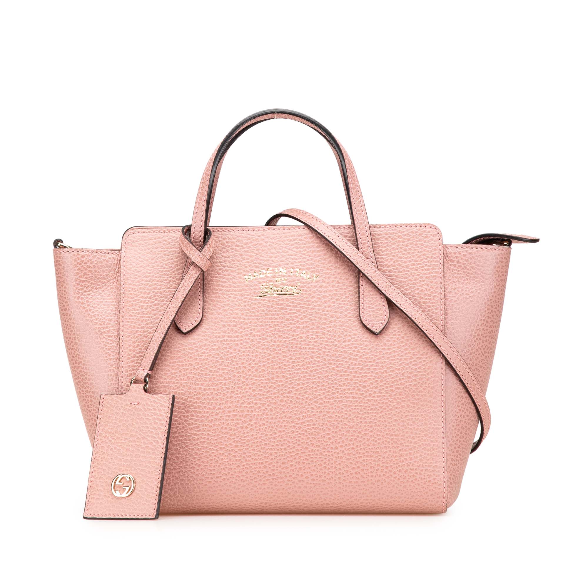Gucci | Pre-Owned Mini Leather Swing Satchel | Pink