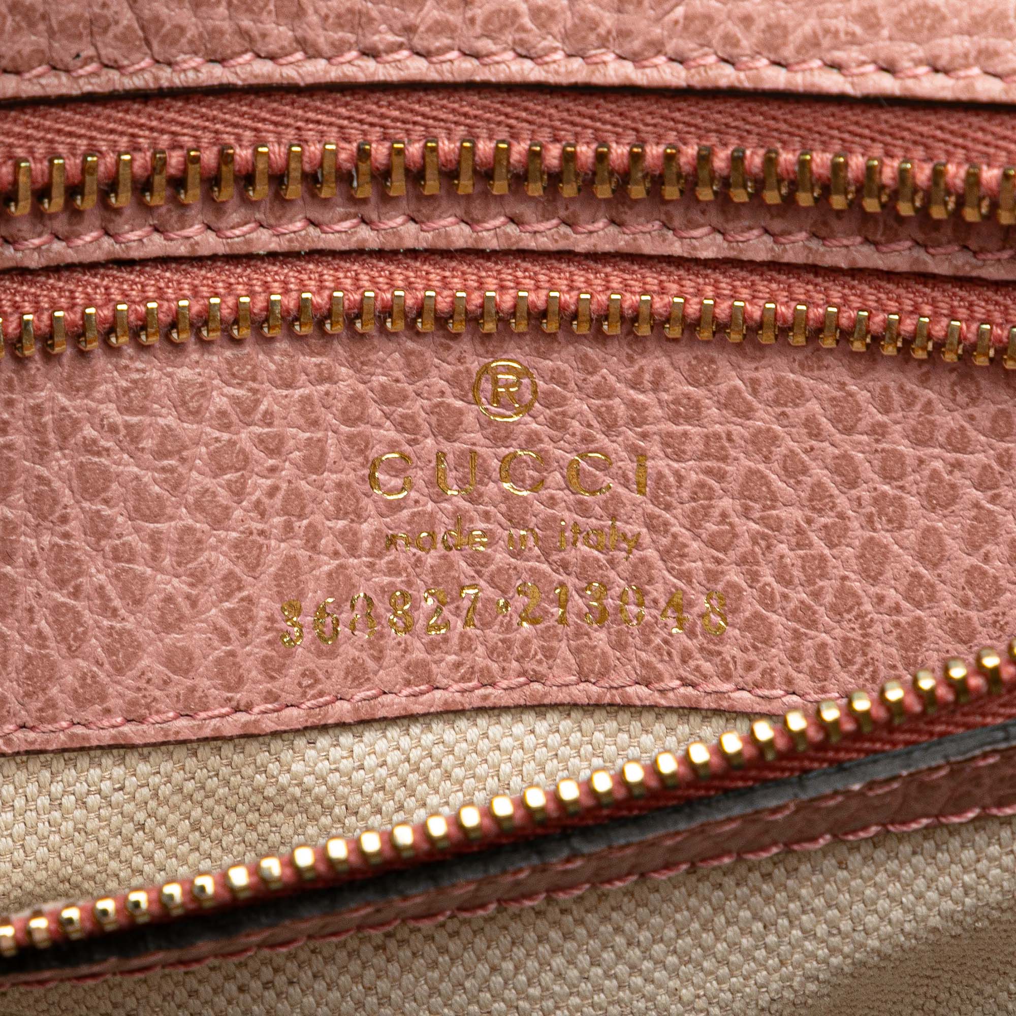 Gucci | Pre-Owned Mini Leather Swing Satchel | Pink - Image 11