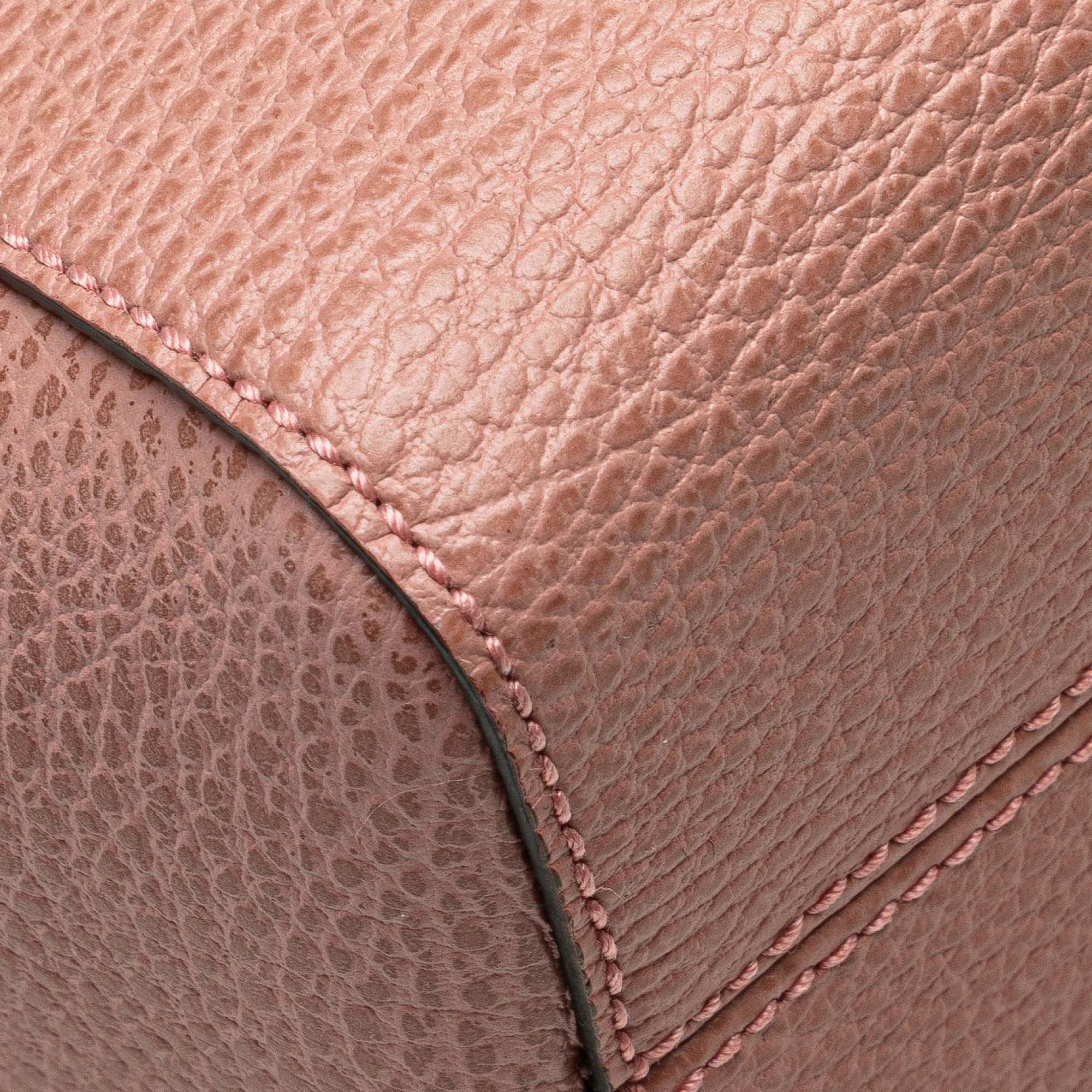Gucci | Pre-Owned Mini Leather Swing Satchel | Pink - Image 14