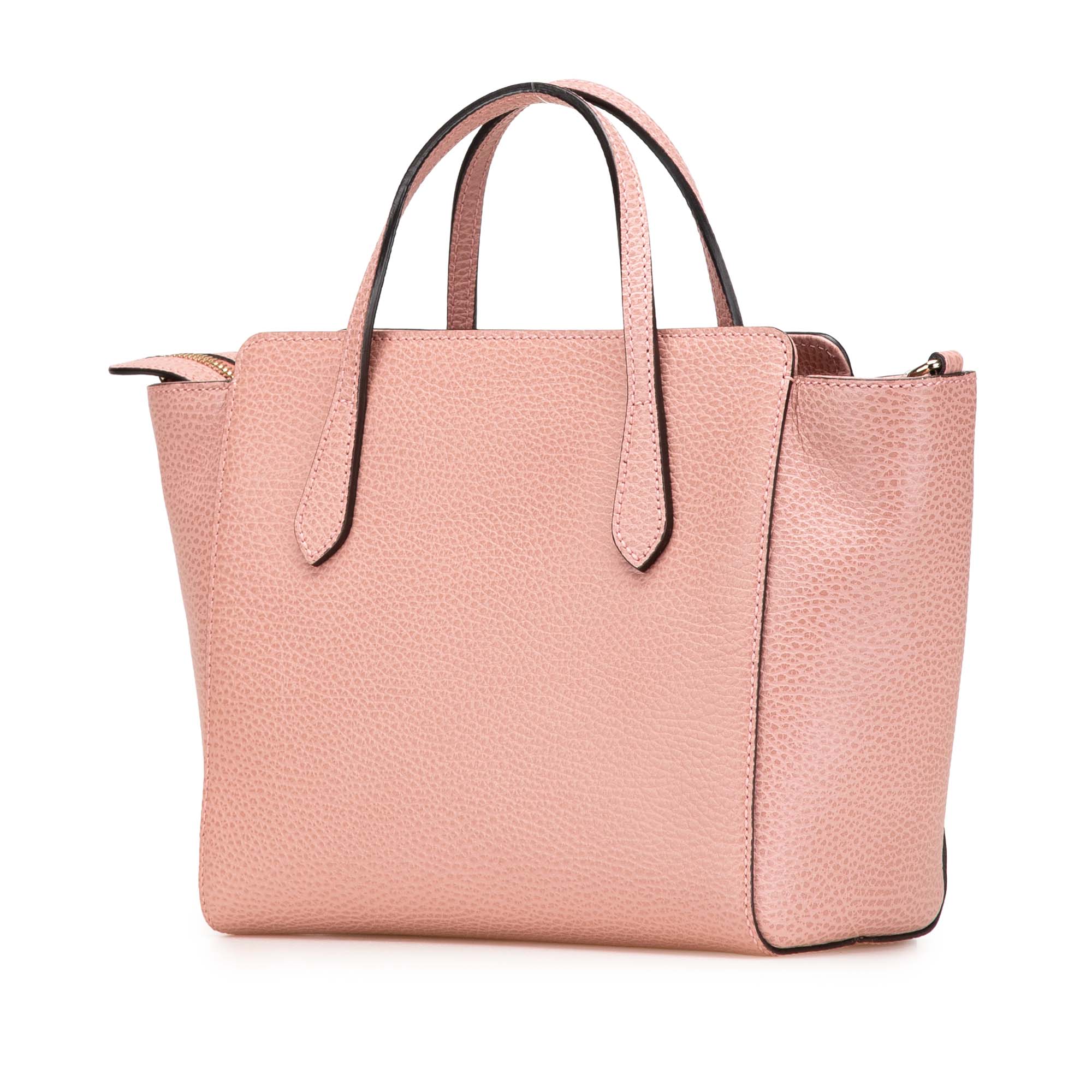 Gucci | Pre-Owned Mini Leather Swing Satchel | Pink - Image 7