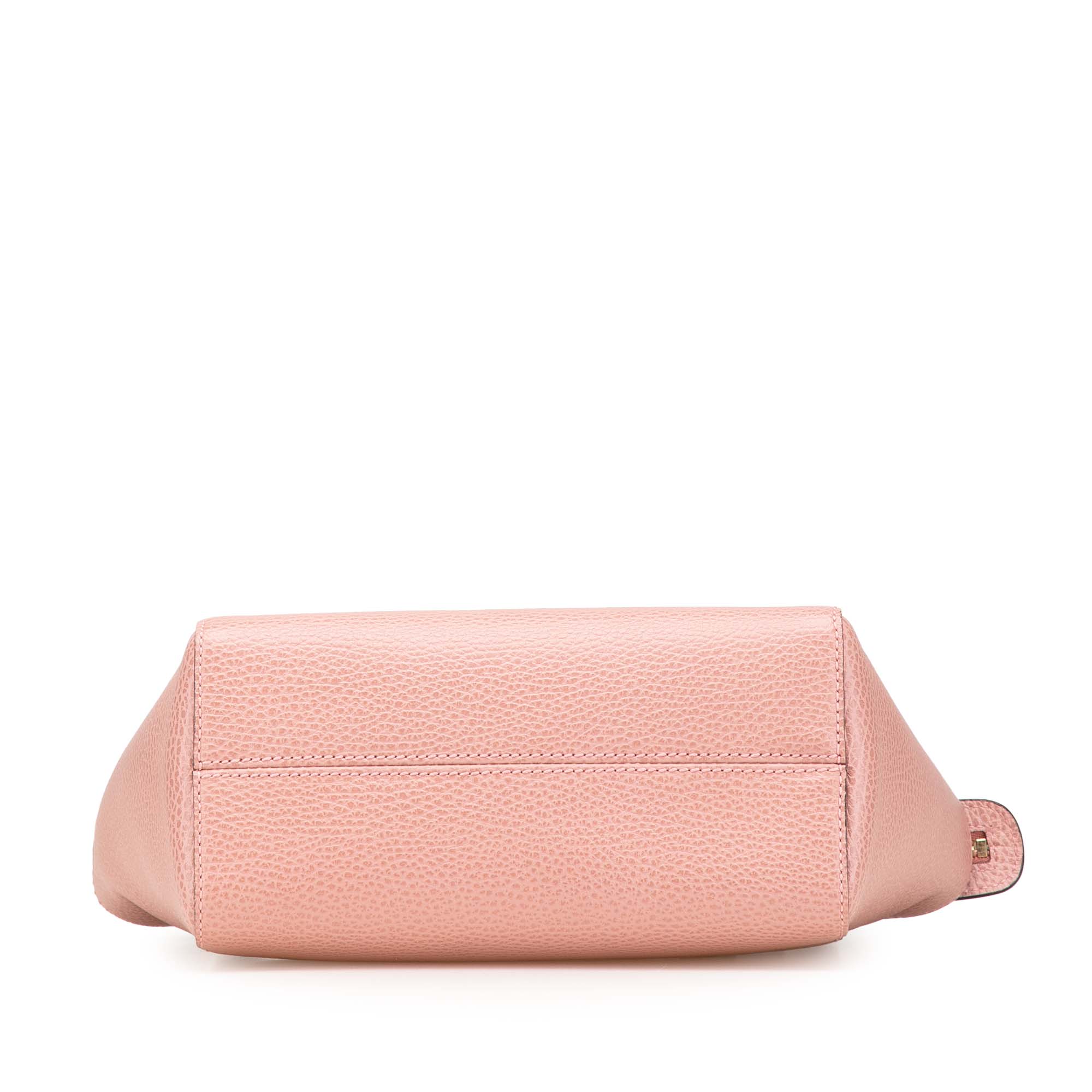 Gucci | Pre-Owned Mini Leather Swing Satchel | Pink - Image 8