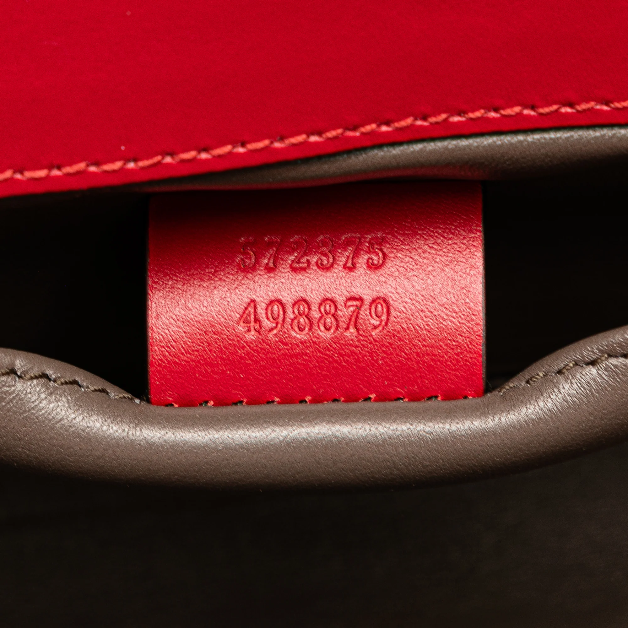Gucci | Pre-Owned Small Leather Zumi Satchel | Red - Image 10
