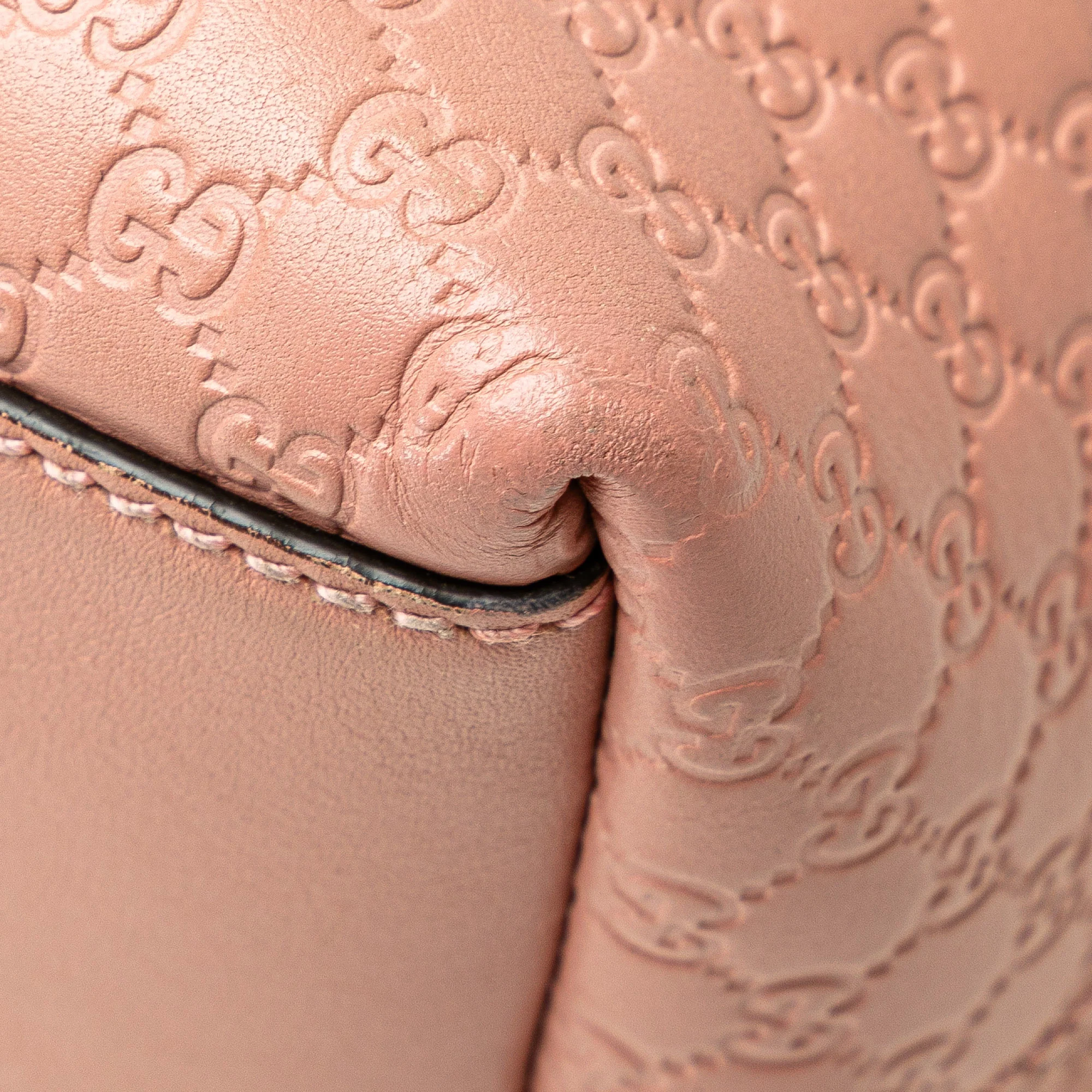 Gucci | Pre-Owned Small Microguccissima Joy Satchel | Pink - Image 10