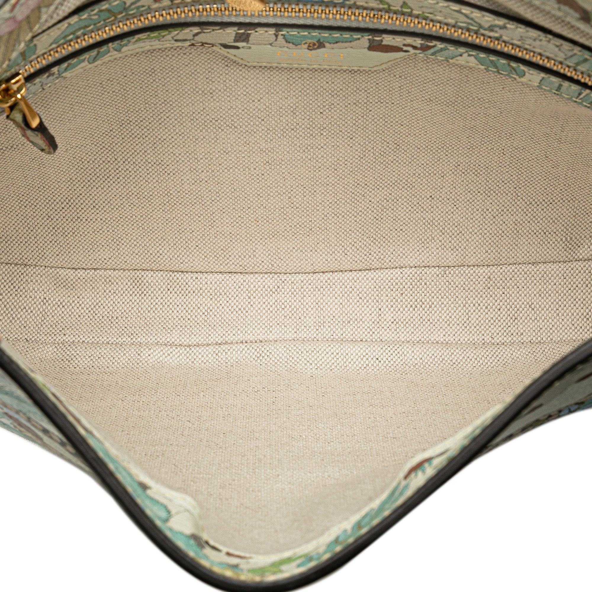 Gucci | Pre-Owned Yuko Higuchi Small Calfskin Floral Print Jackie 1961 | White - Image 8