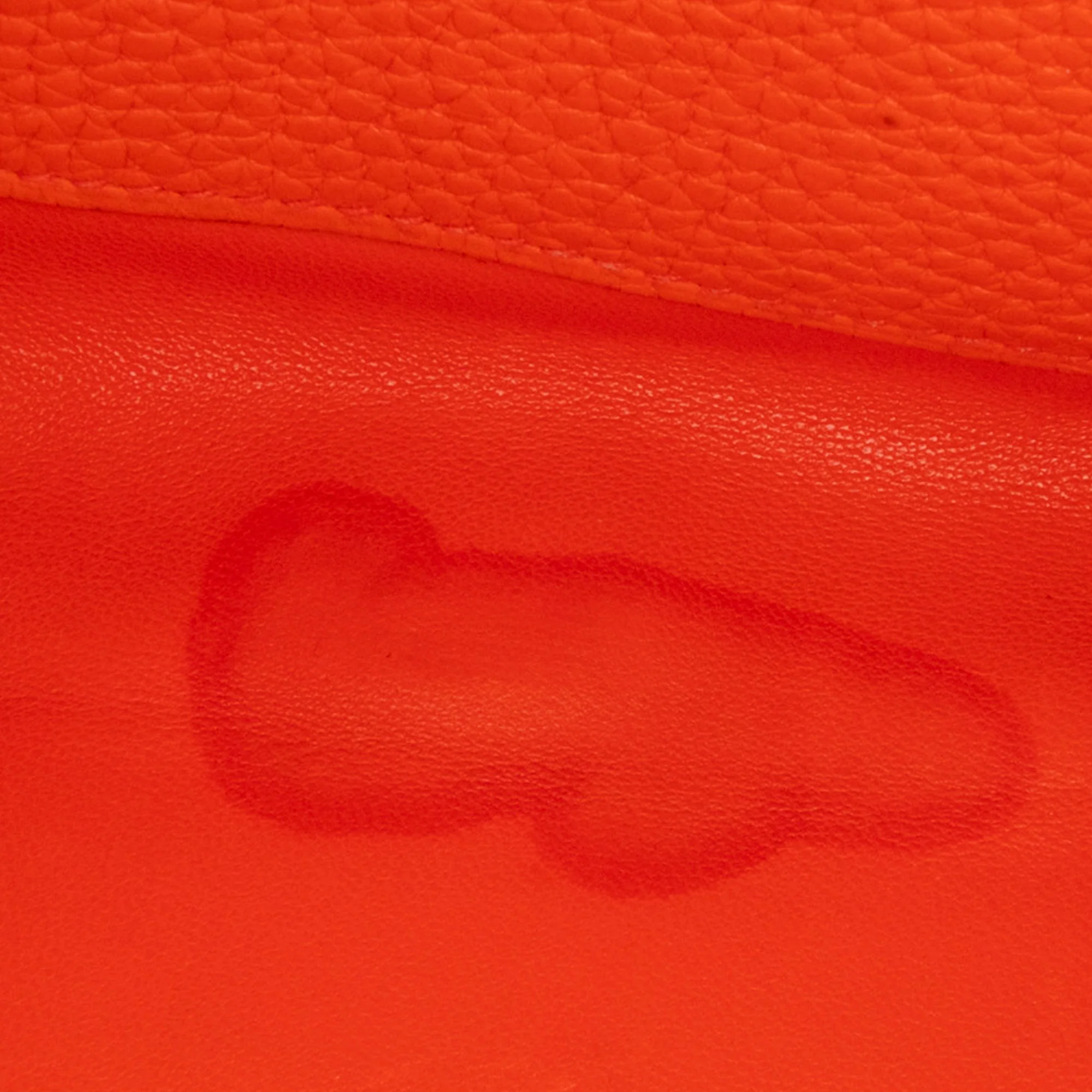 Hermes | Pre-Owned Clemence Lindy 34 | Orange - Image 4