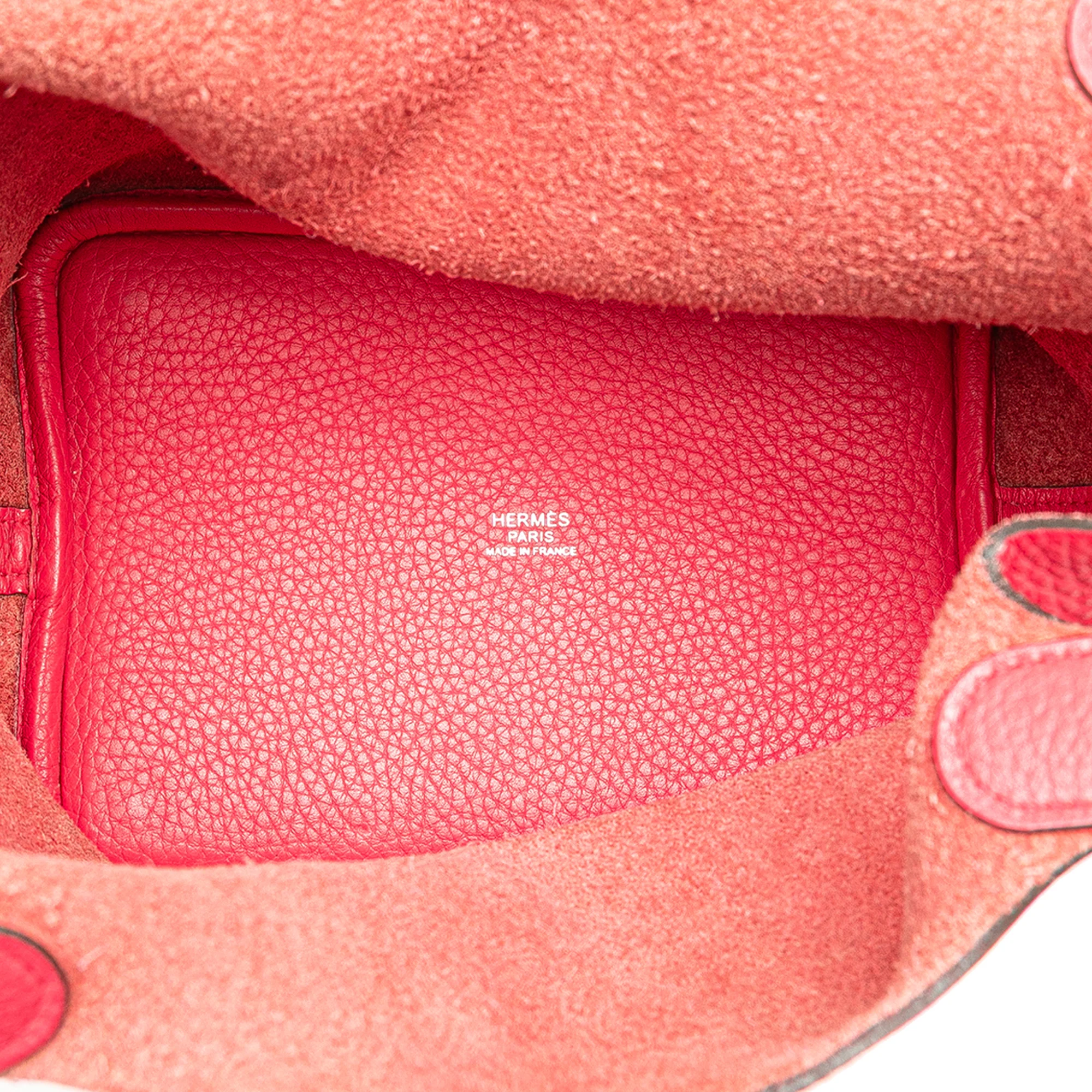 Hermes | Pre-Owned Clemence Picotin Lock 18 | Pink/Hot Pink - Image 6
