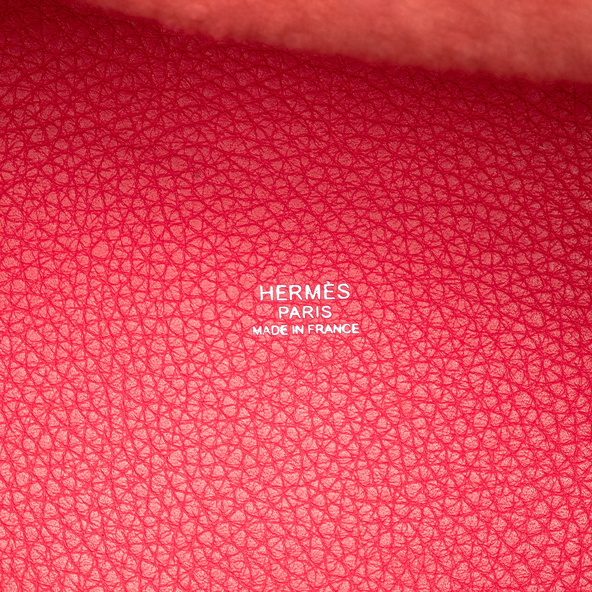 Hermes | Pre-Owned Clemence Picotin Lock 18 | Pink/Hot Pink - Image 7