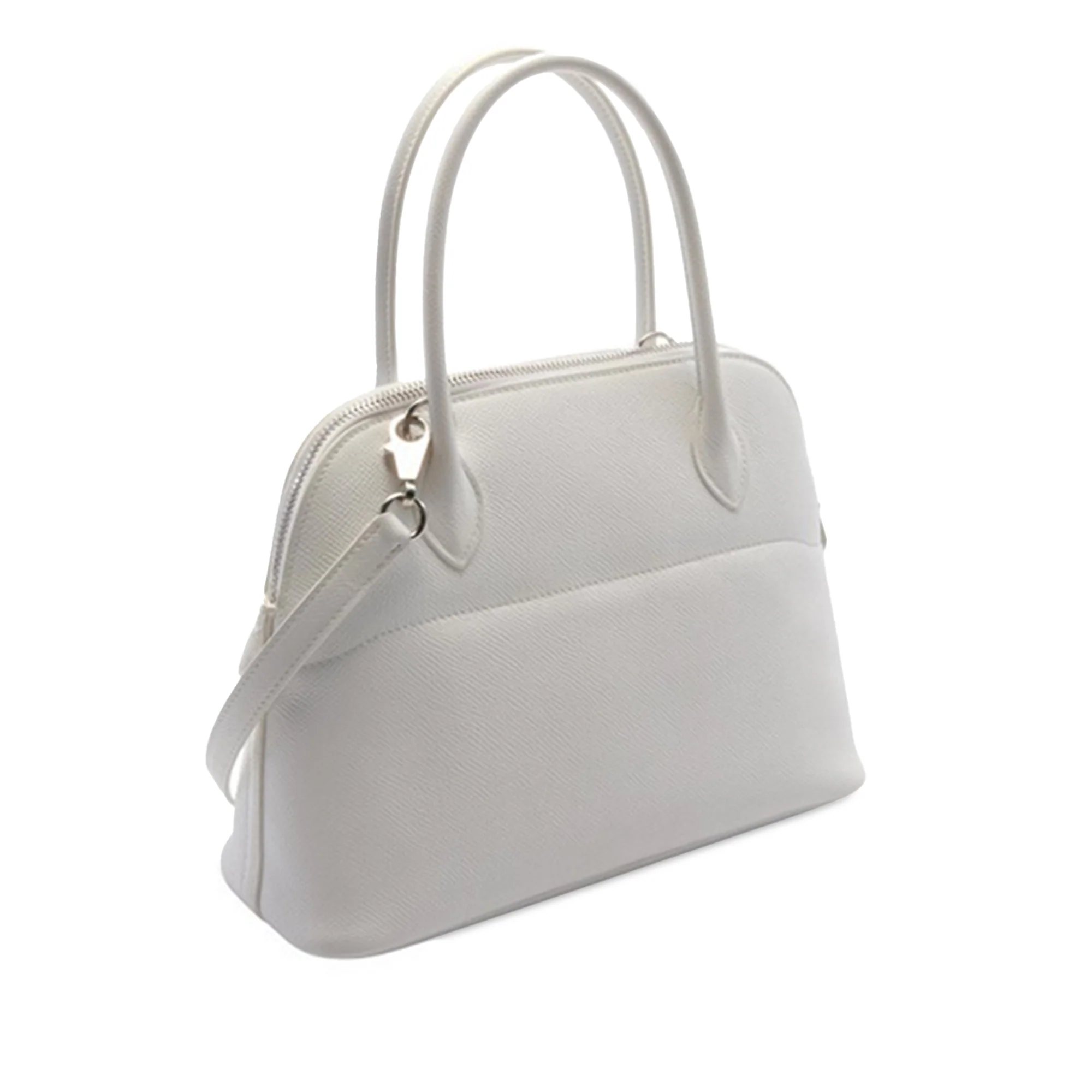 Hermes | Pre-Owned Epsom Bolide 27 | White/Off White - Image 2