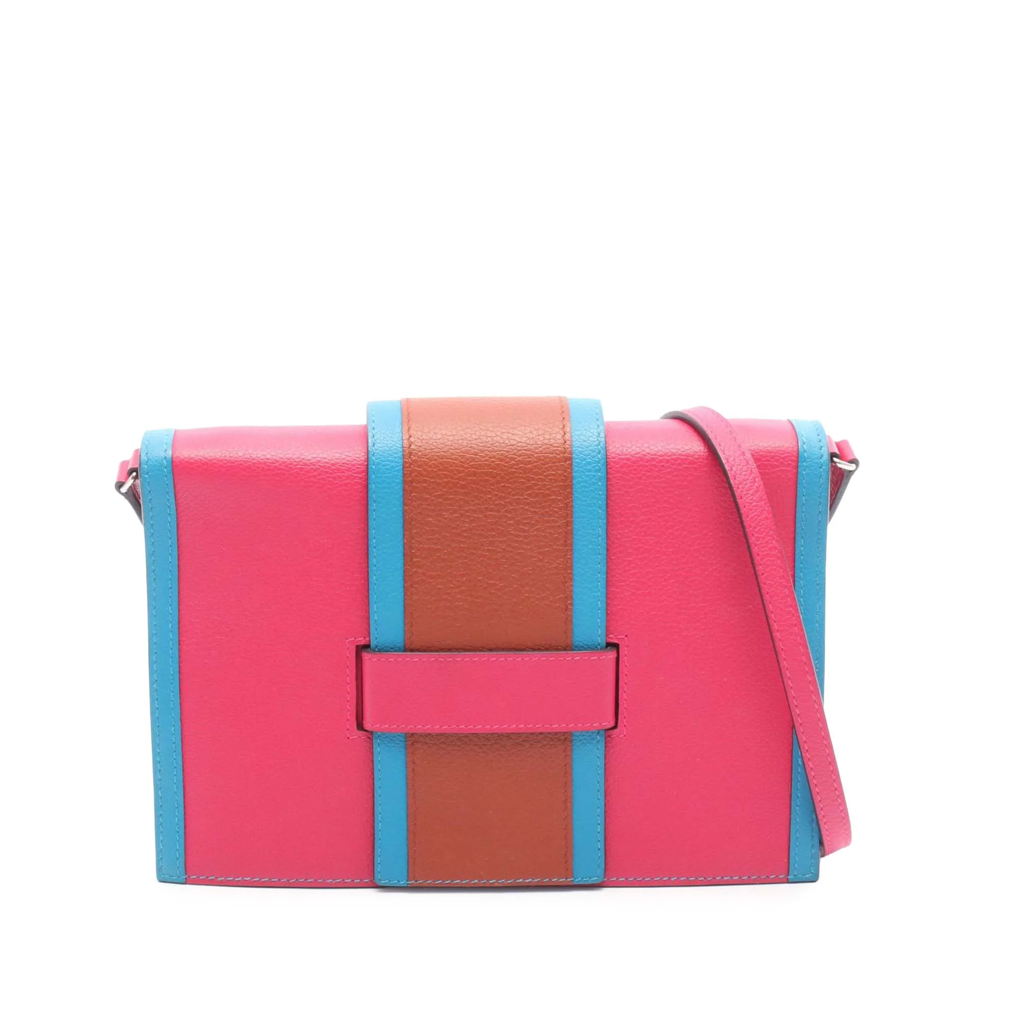 Hermes | Pre-Owned Leather Evercolor H Passant Clutch | Pink