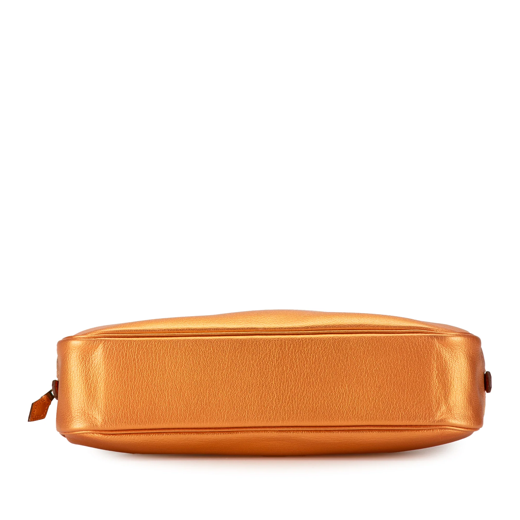 Hermes | Pre-Owned Metallic Chevre Coromandel Plume Elan 28 | Orange - Image 5