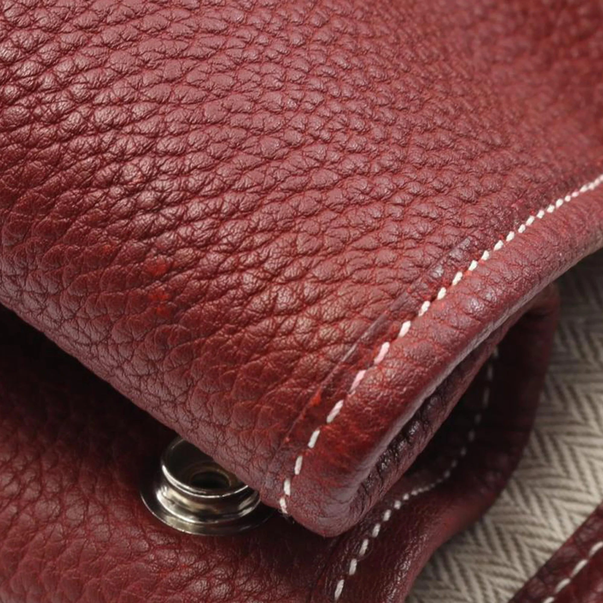 Hermes | Pre-Owned Negonda Garden Party 36 | Red/Bordeau - Image 7