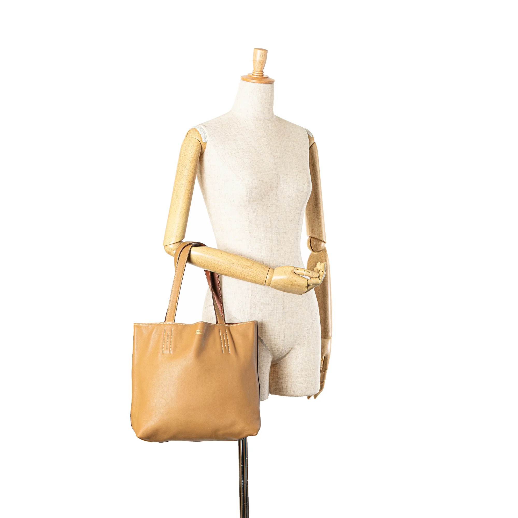 Hermes | Pre-Owned Swift Double Sens 28 | Brown/Light BrownBrown - Image 16