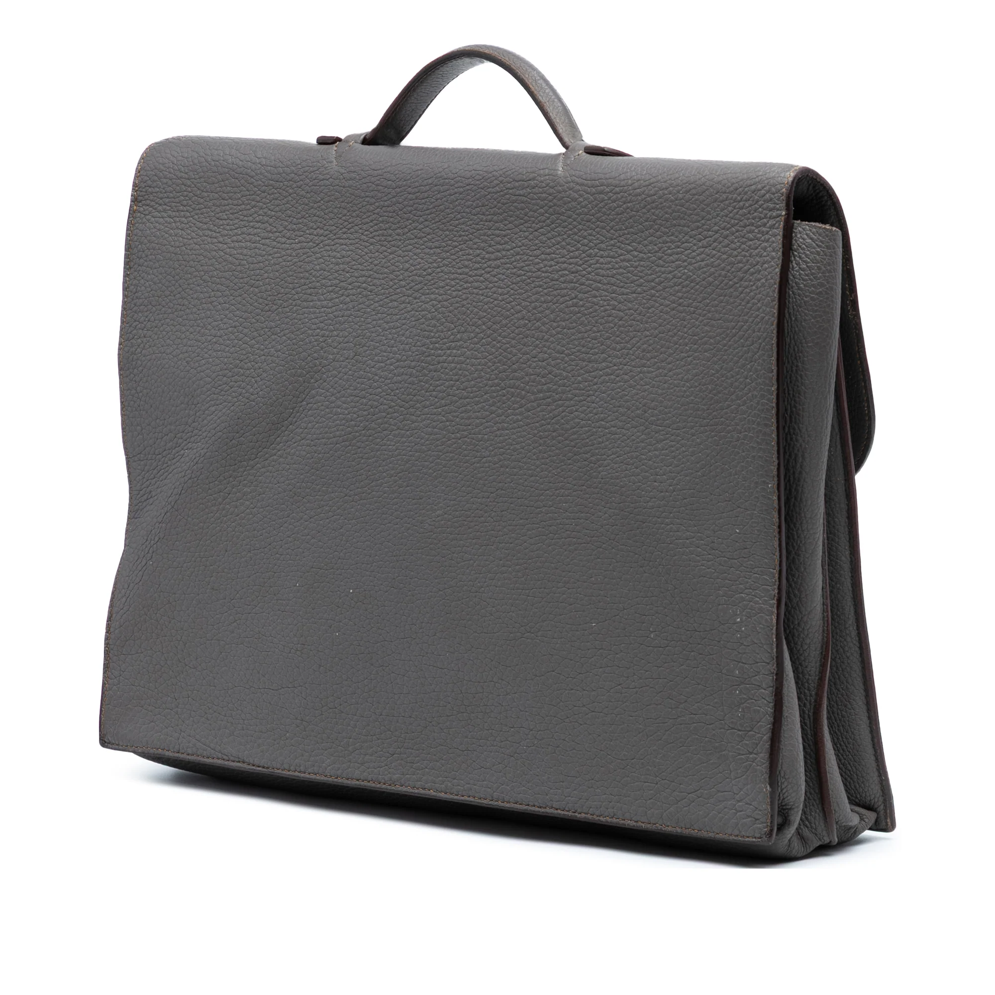 Hermes | Pre-Owned Togo Sac A Depeches 38 | Gray - Image 2