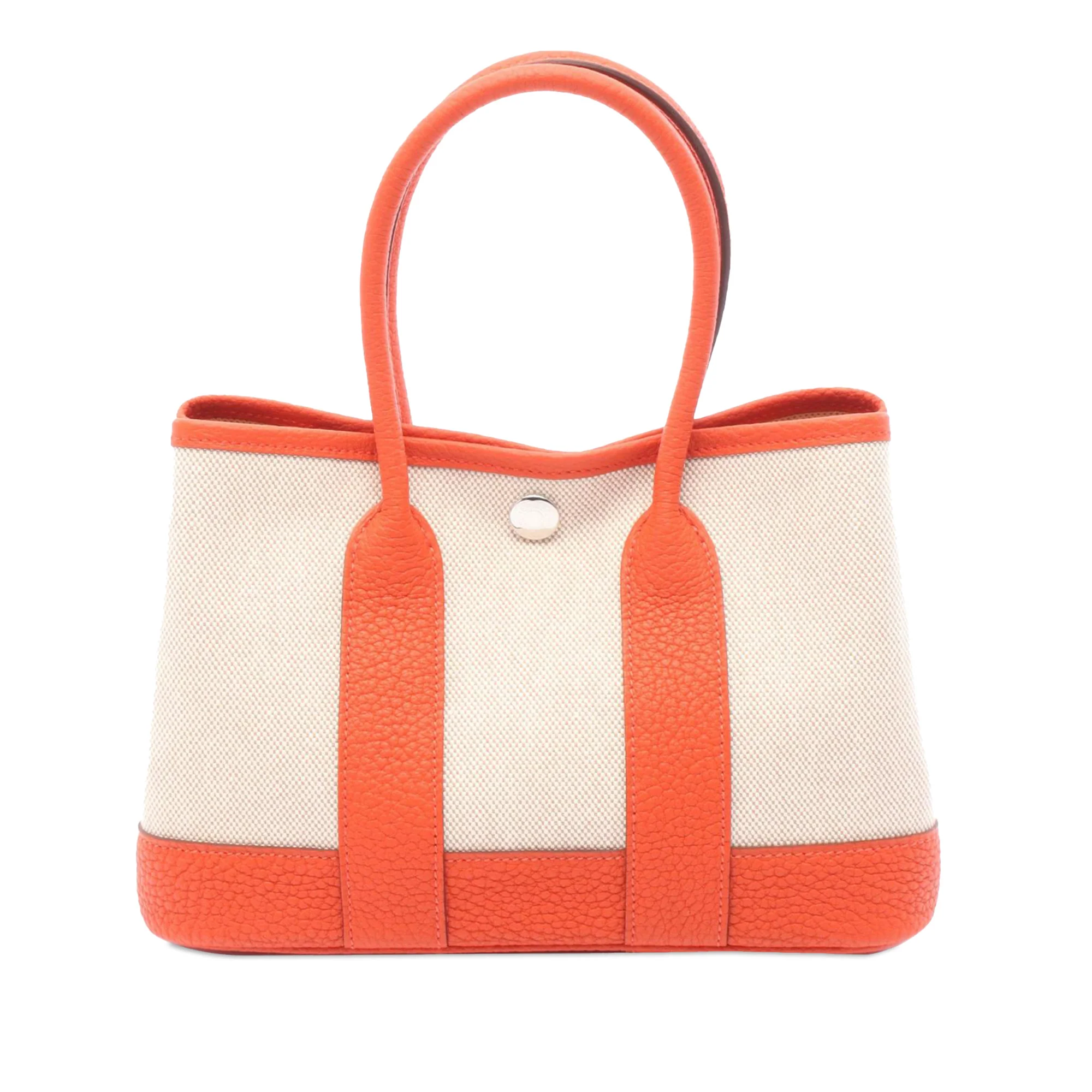Hermes | Pre-Owned Toile and Negonda Garden Party 23 | Beige