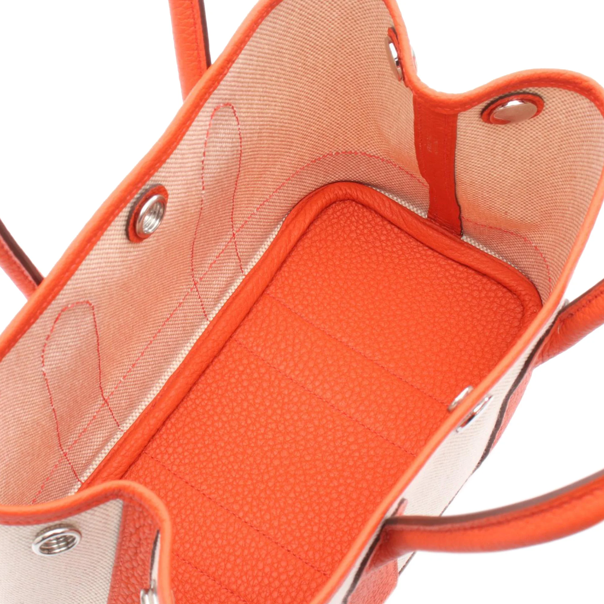 Hermes | Pre-Owned Toile and Negonda Garden Party 23 | Beige - Image 3