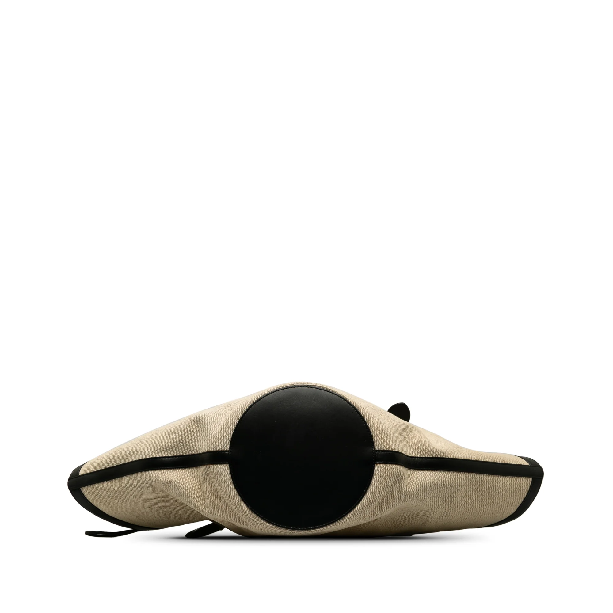 Jil Sander | Pre-Owned Canvas Sombrero Satchel | Beige - Image 4