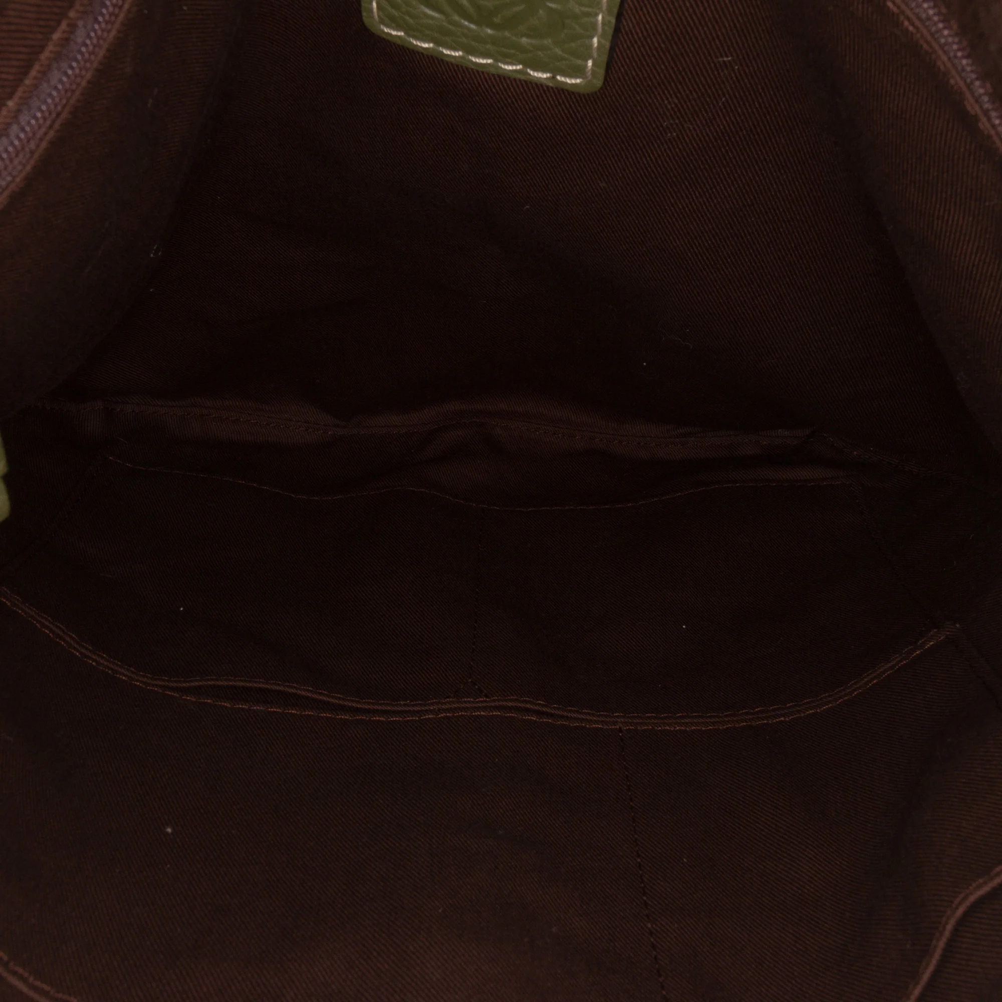 LOEWE | Pre-Owned Anagram Canvas New Road Crossbody | Brown/Light Beige - Image 5