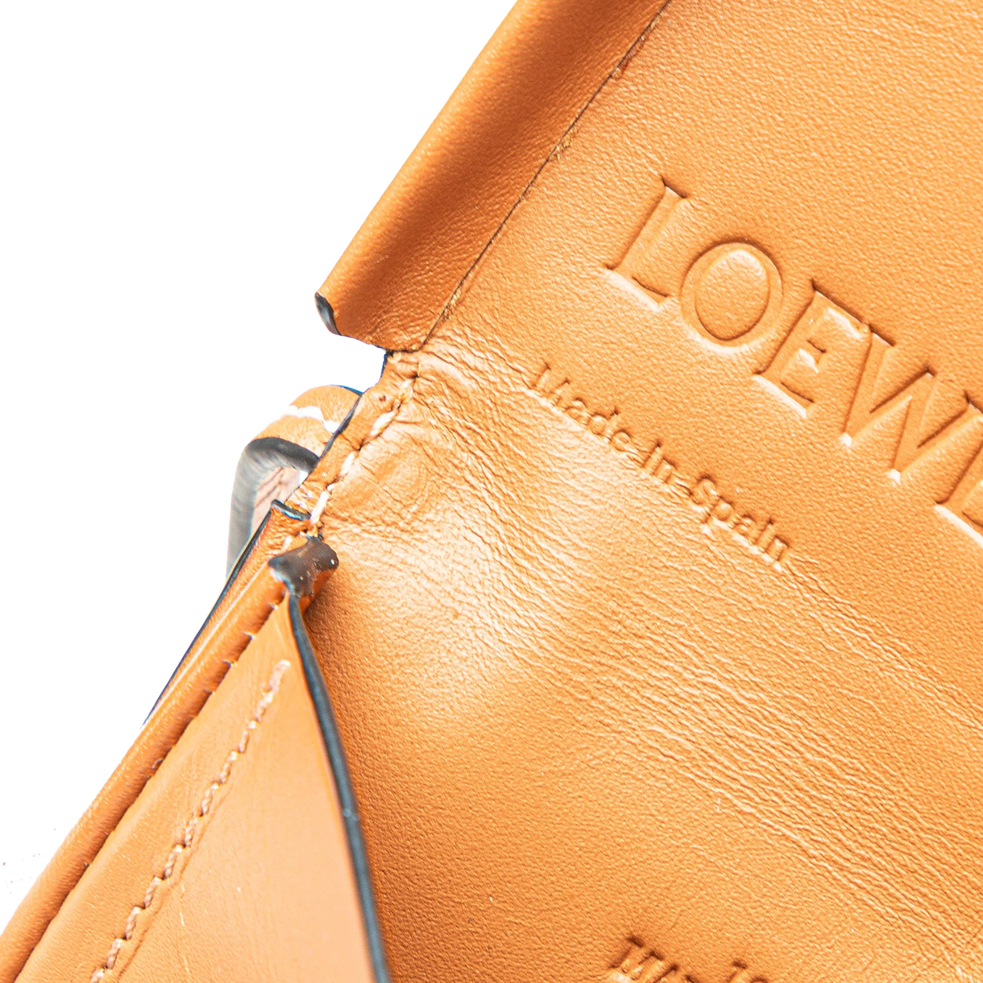 LOEWE | Pre-Owned Mini Soft Calfskin Heel Pouch | Brown - Image 13