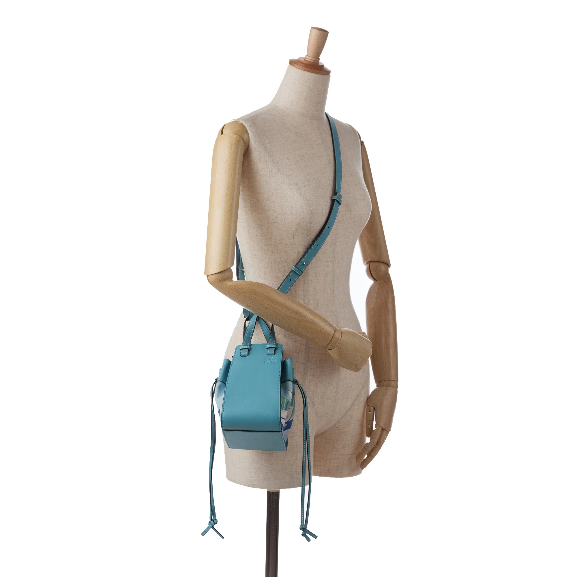 LOEWE | Pre-Owned Paula's Ibiza Mini Hammock | Blue - Image 2