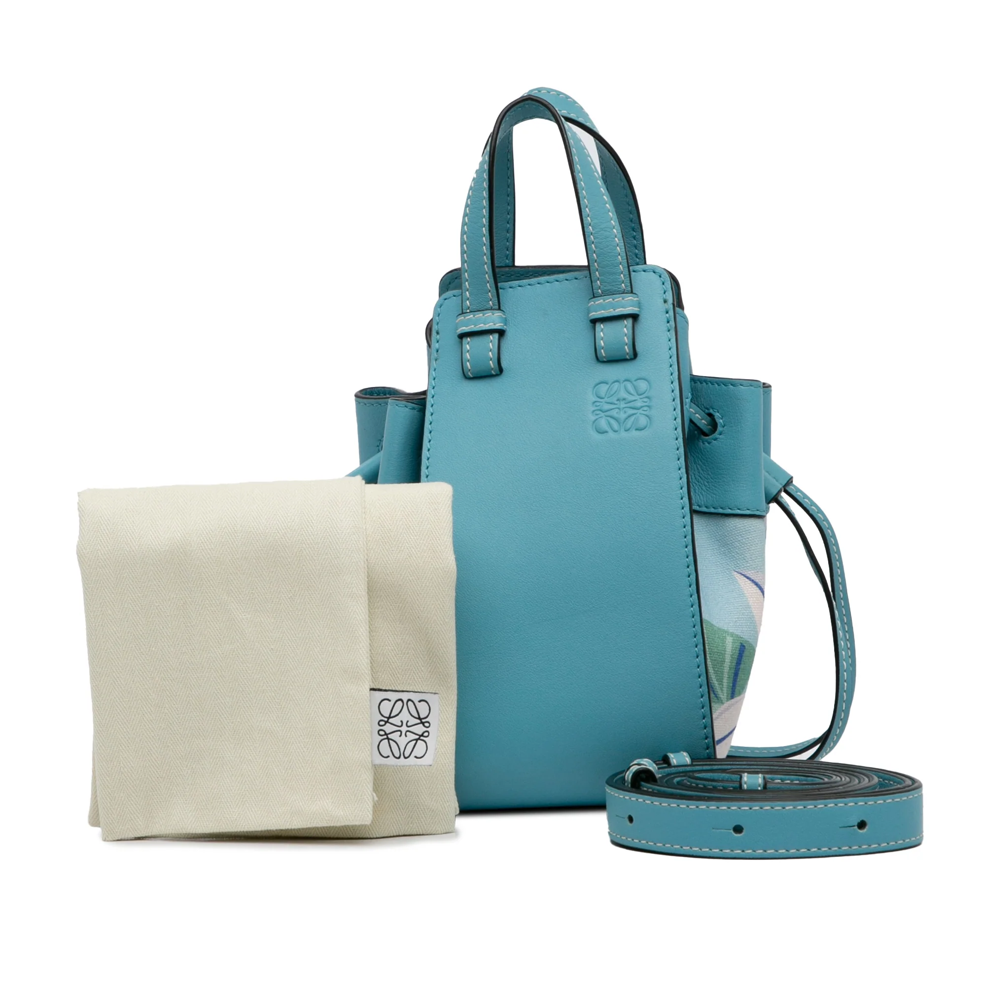 LOEWE | Pre-Owned Paula's Ibiza Mini Hammock | Blue - Image 3